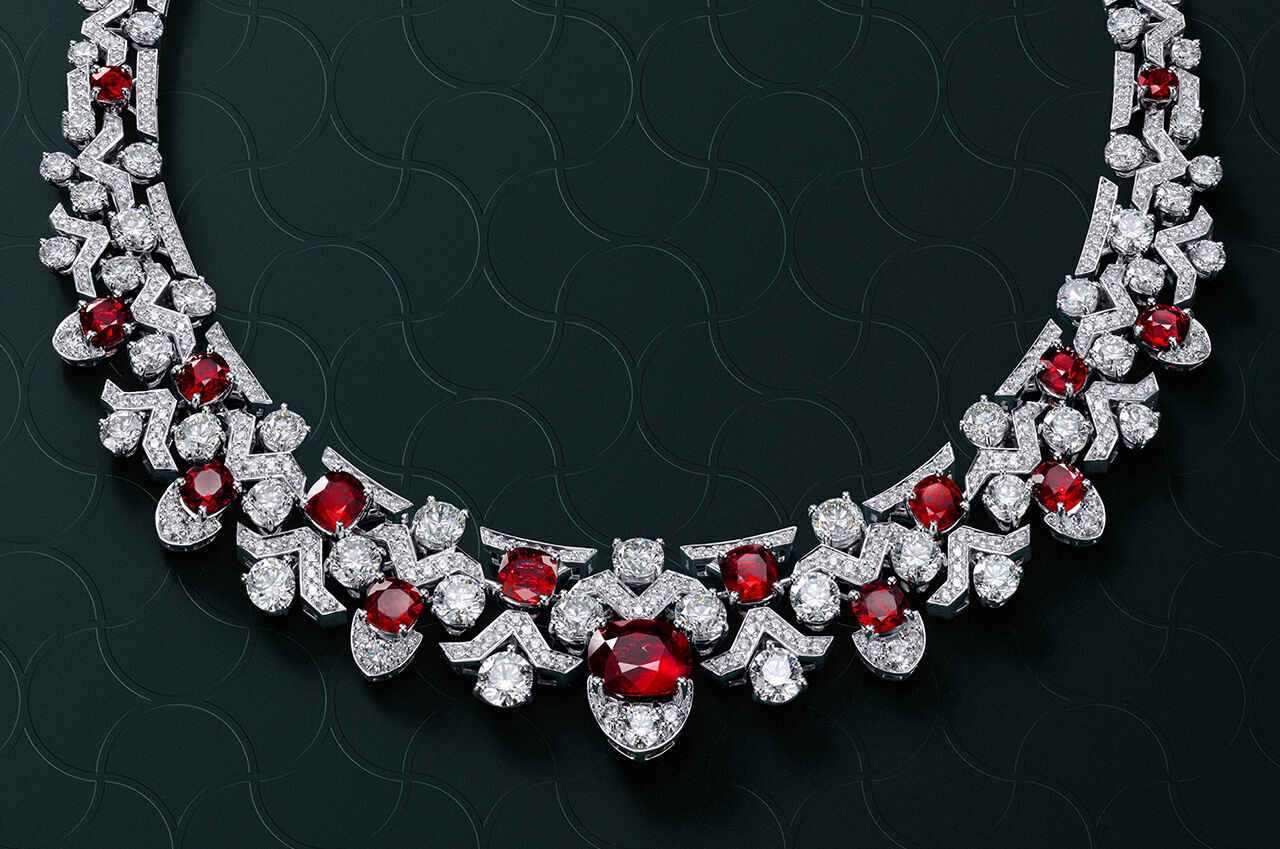 Discover Graff Ruby High Jewellery, image shows Ruby High Jewellery necklace
