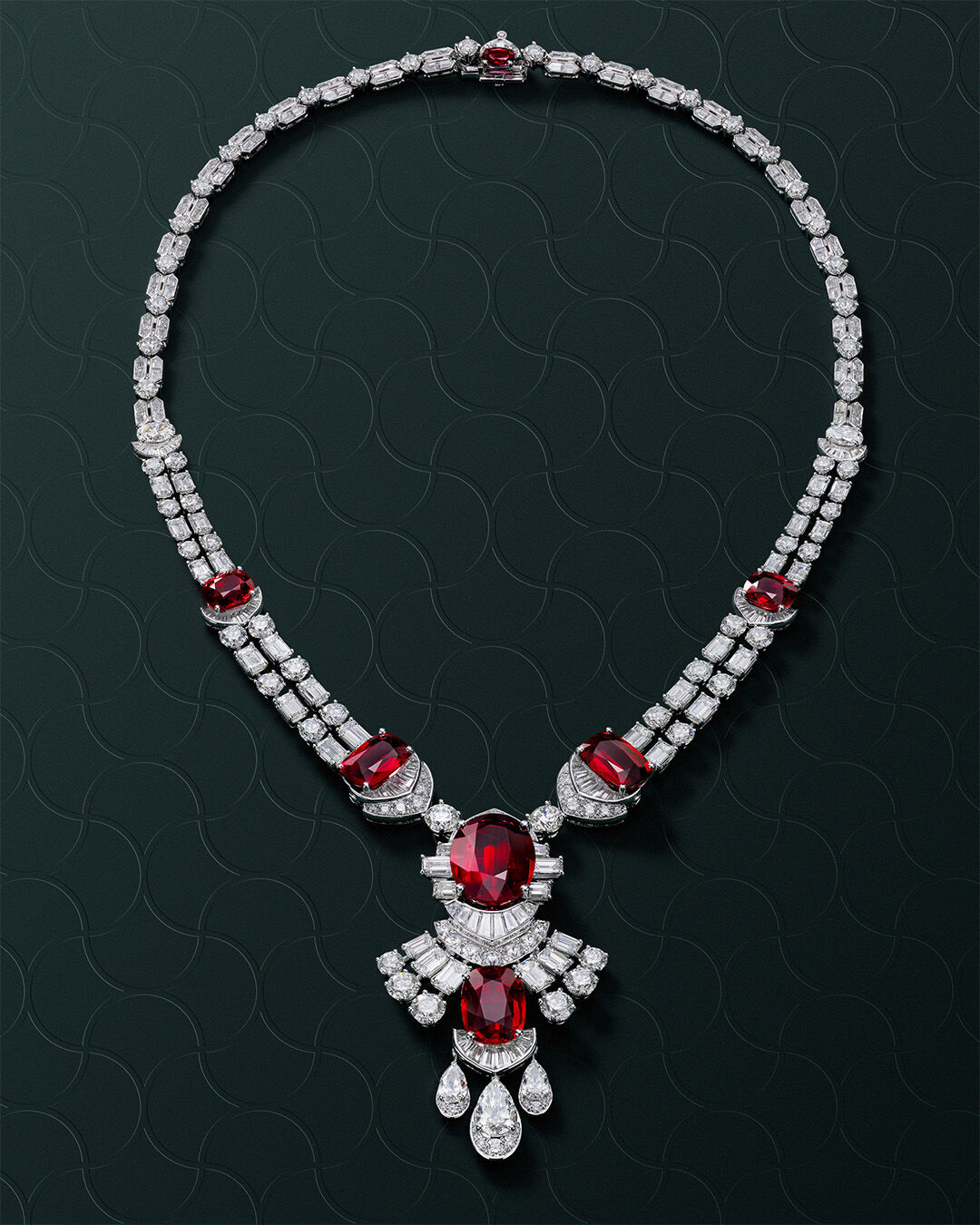 Image of Graff Ruby and White Diamond High Jewellery necklace