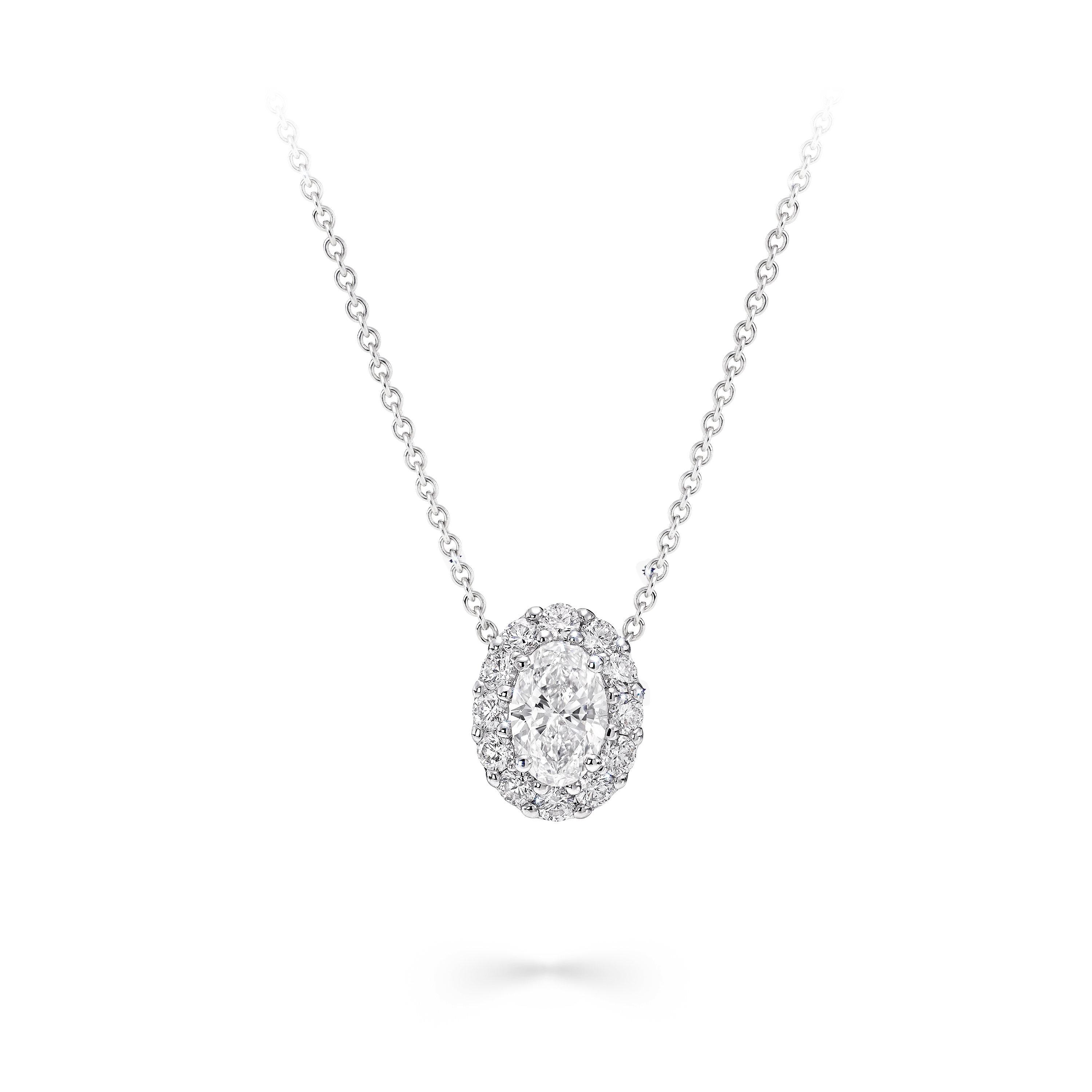 Icon 8 Round Diamond Pendant