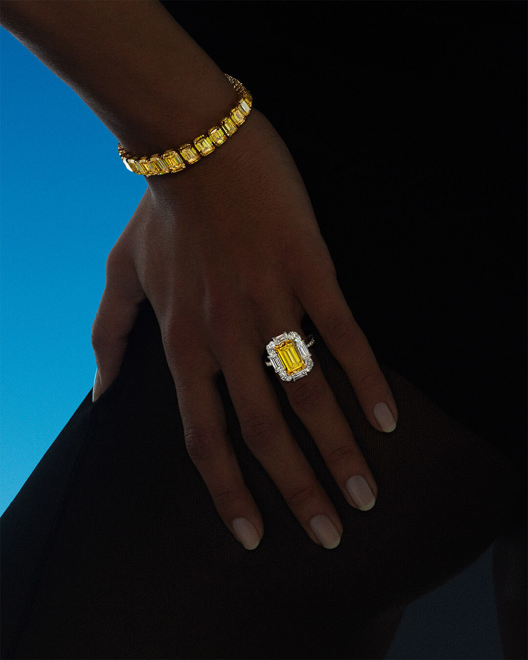 Graff brand ambassador Sana wears Pave Butterfly jewellery creations