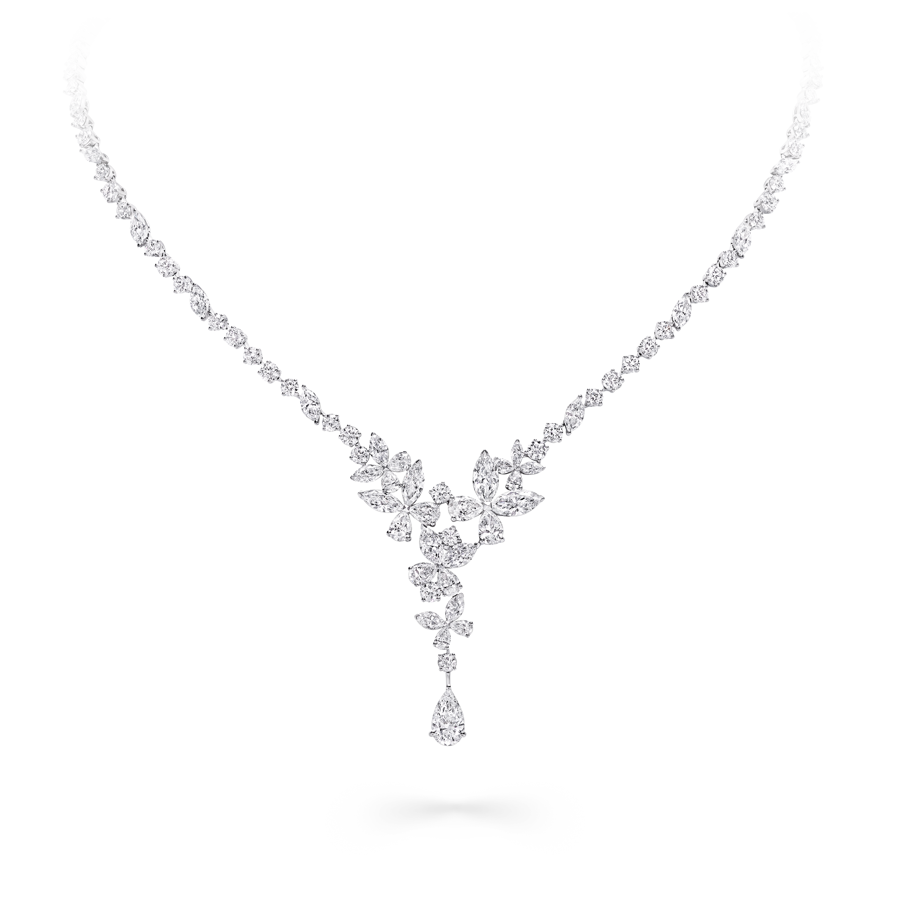 Classic Butterfly Diamond Necklace