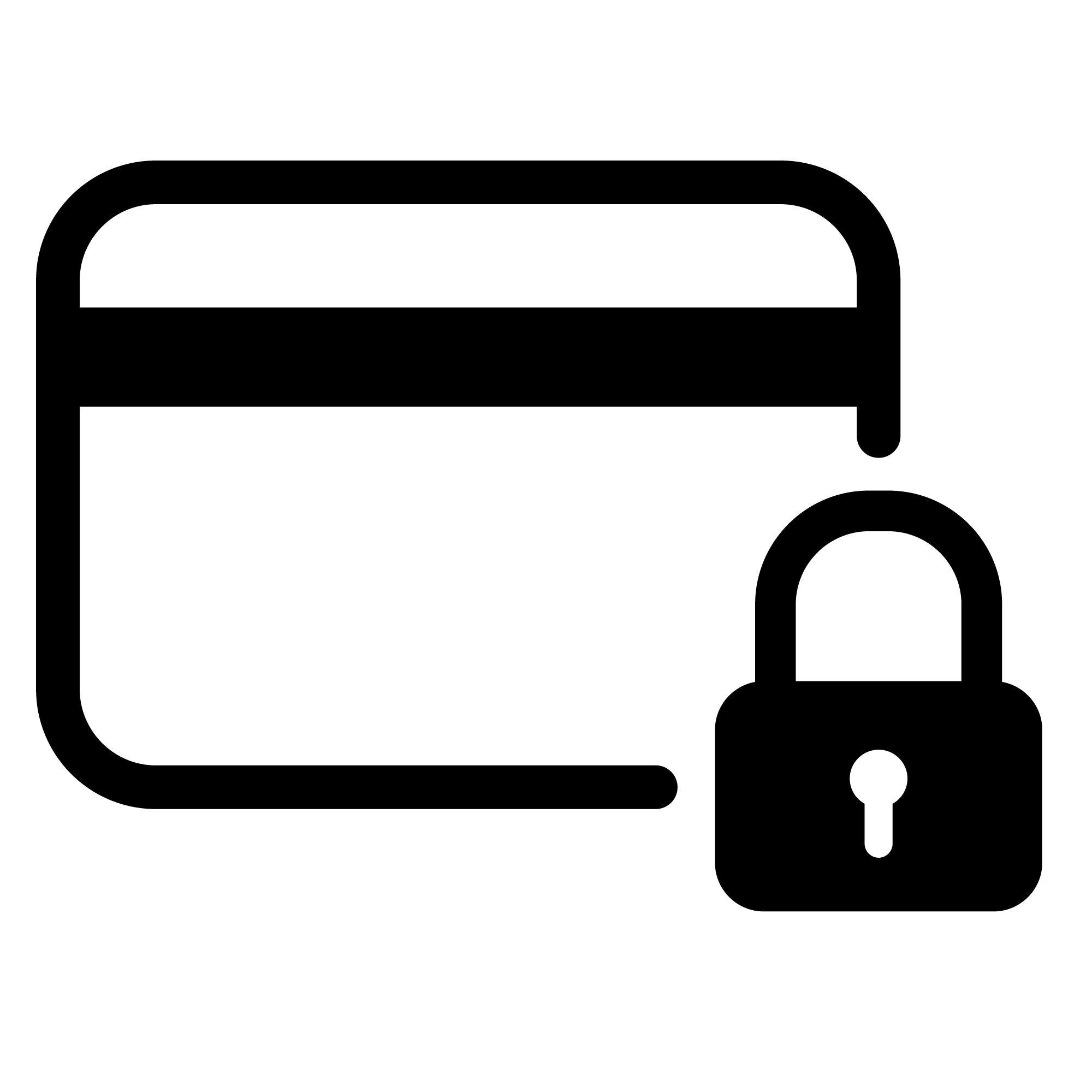 a Secure payment icon