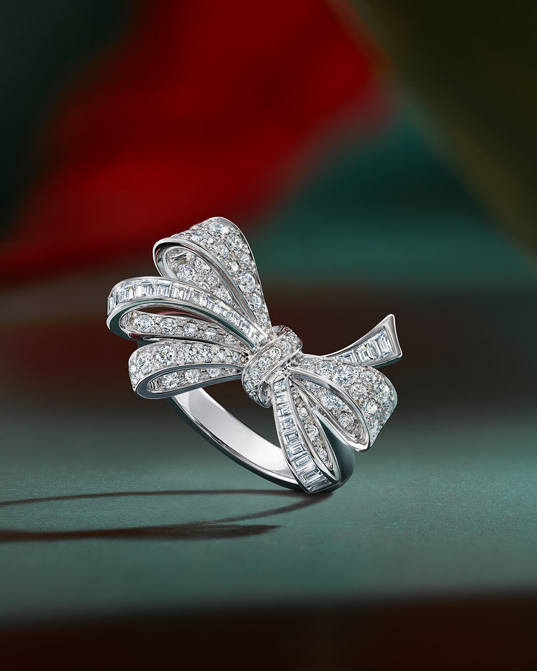 Image shows Tilda's Bow diamond ring