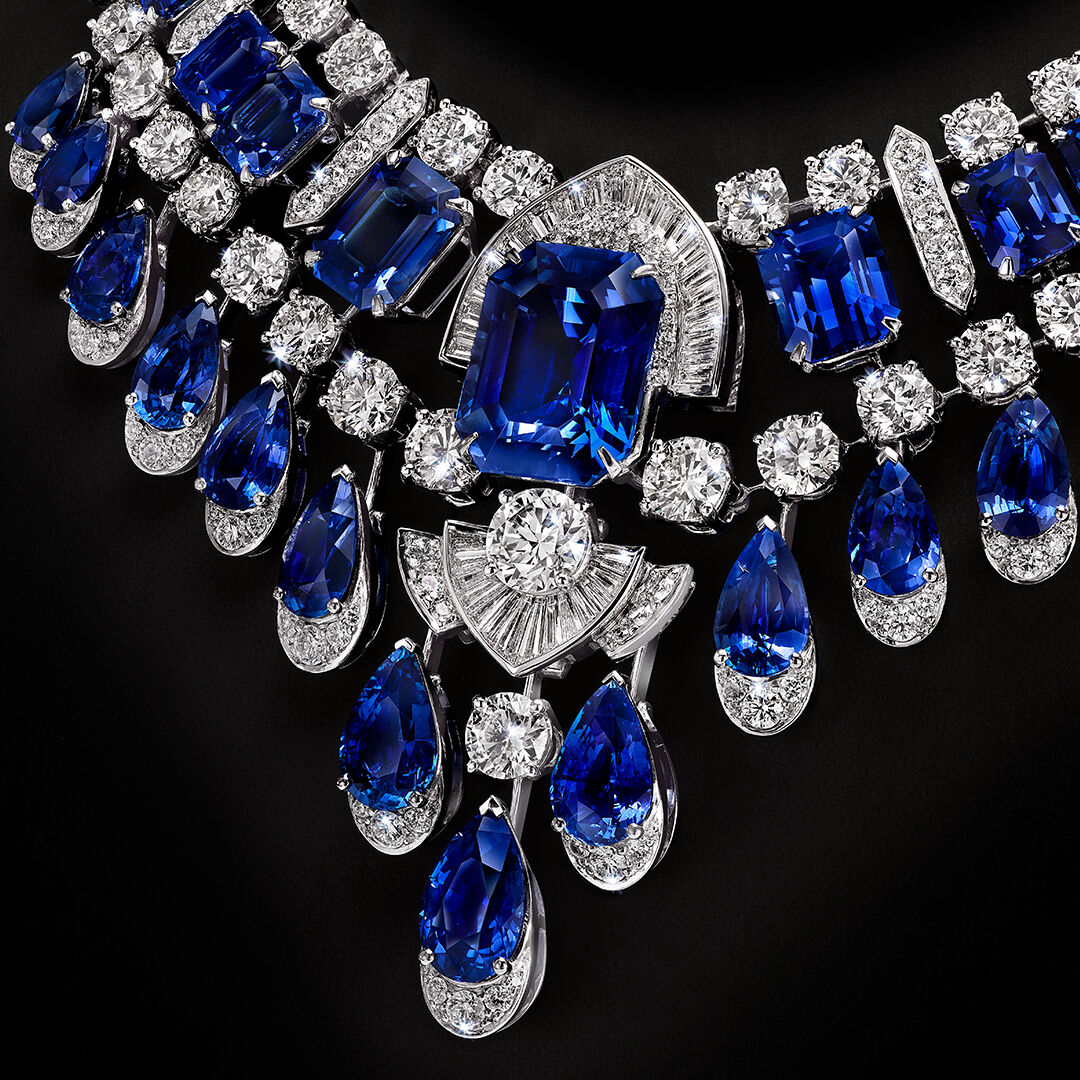 Image of Graff Galaxia Sapphire and White Diamond High Jewellery Necklace