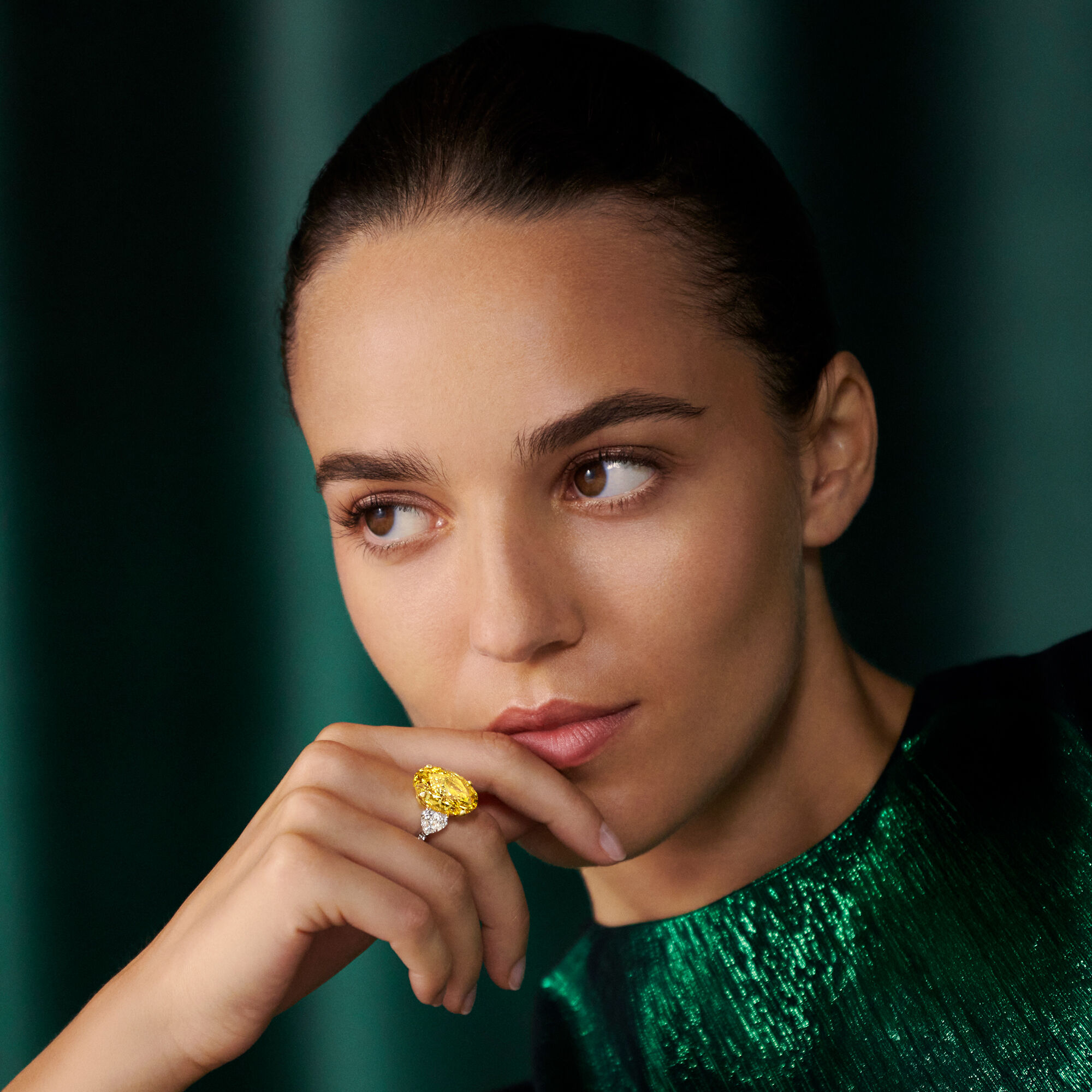 Image shows Graff Butterfly Double Butterfly Silhouette Diamond Pendant