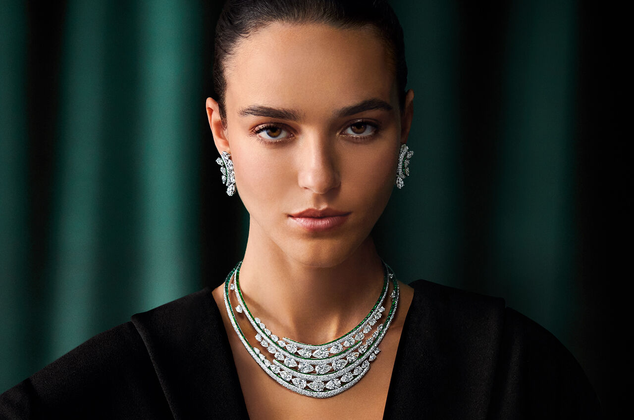 Image shows Graff White Diamond High Jewellery Necklace