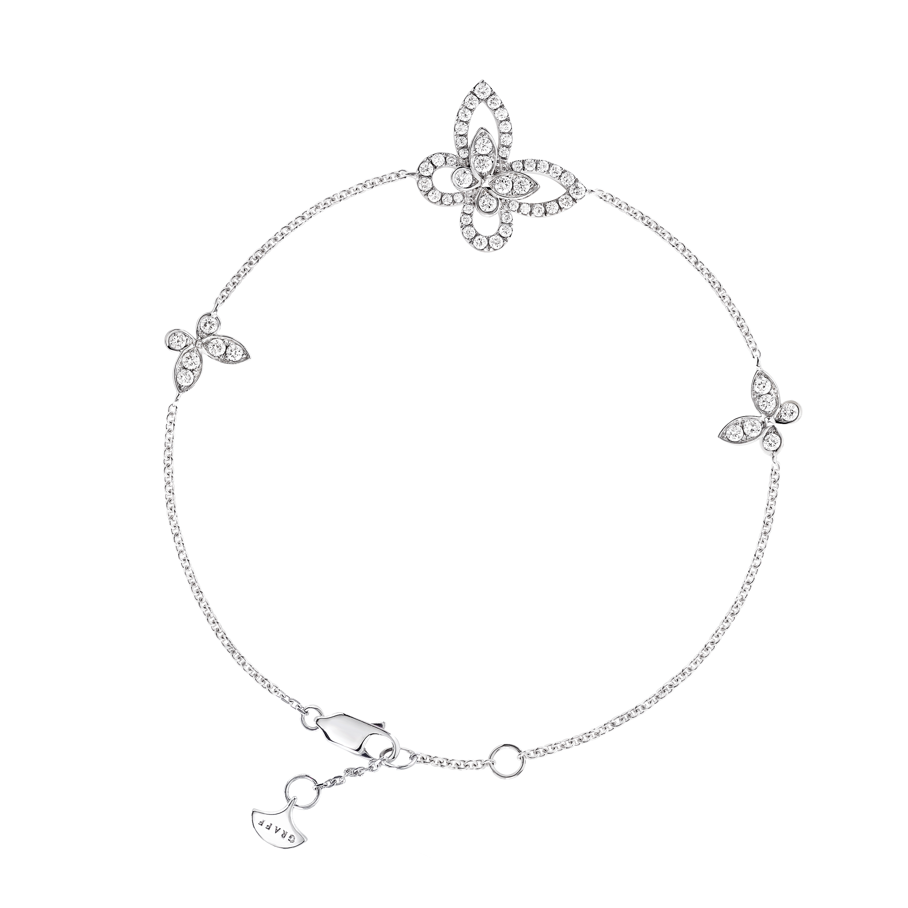 Classic Butterfly Diamond Bracelet