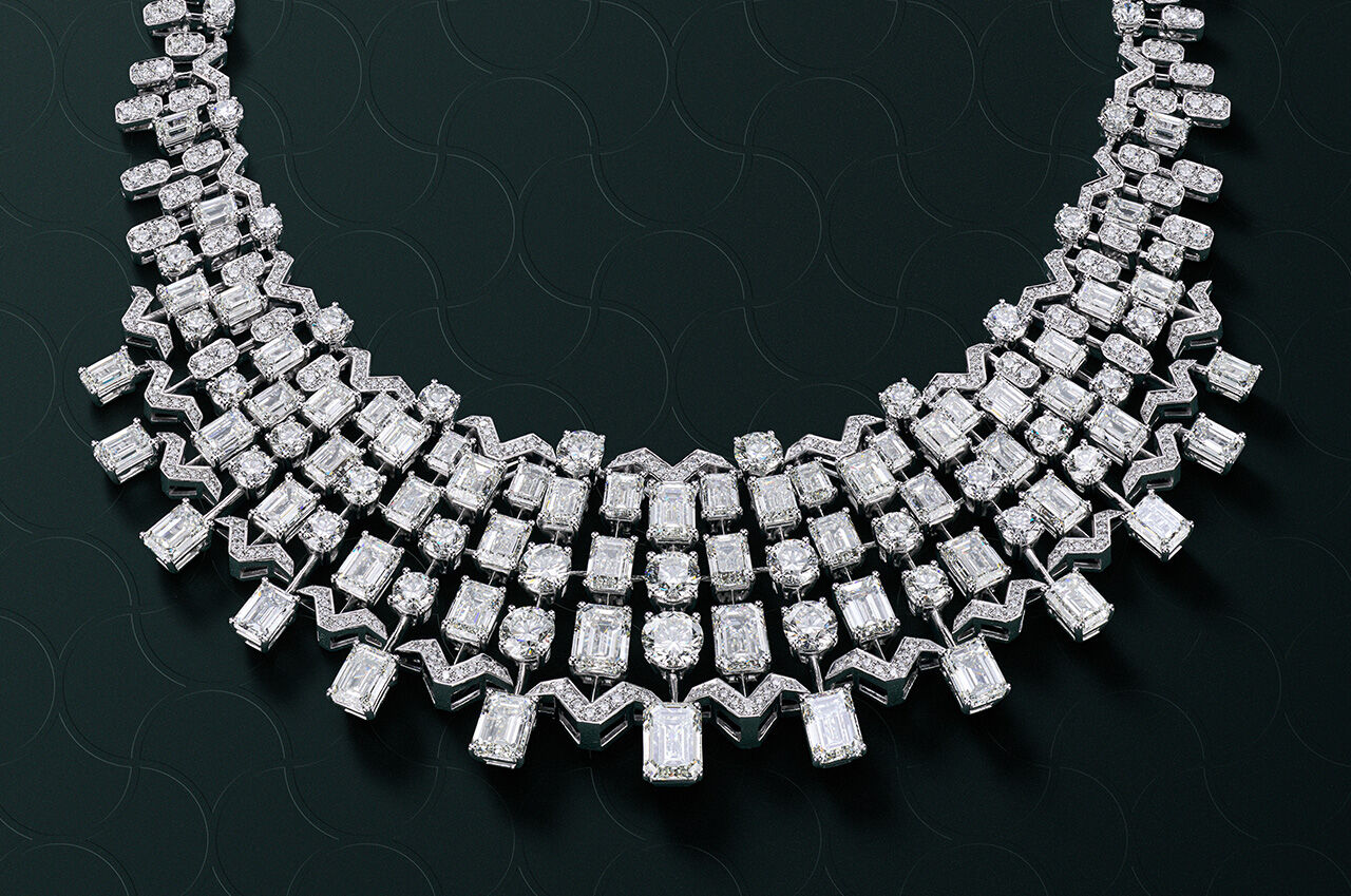 Image shows Graff White Diamond High Jewellery Necklace