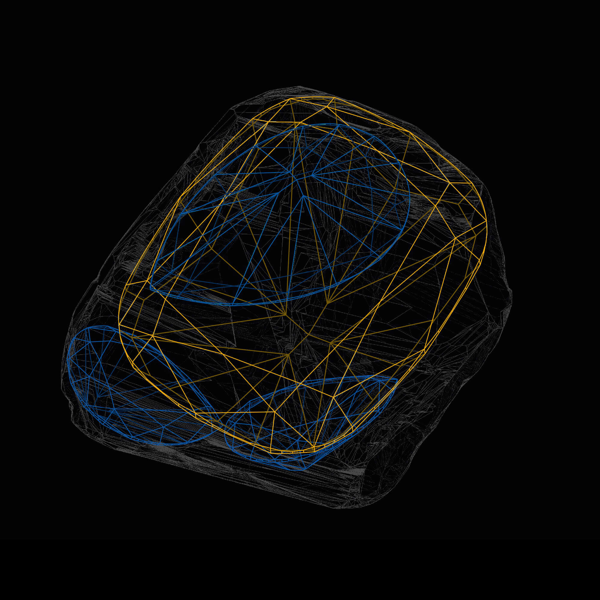 analysis of the Graff yellow rough diamond