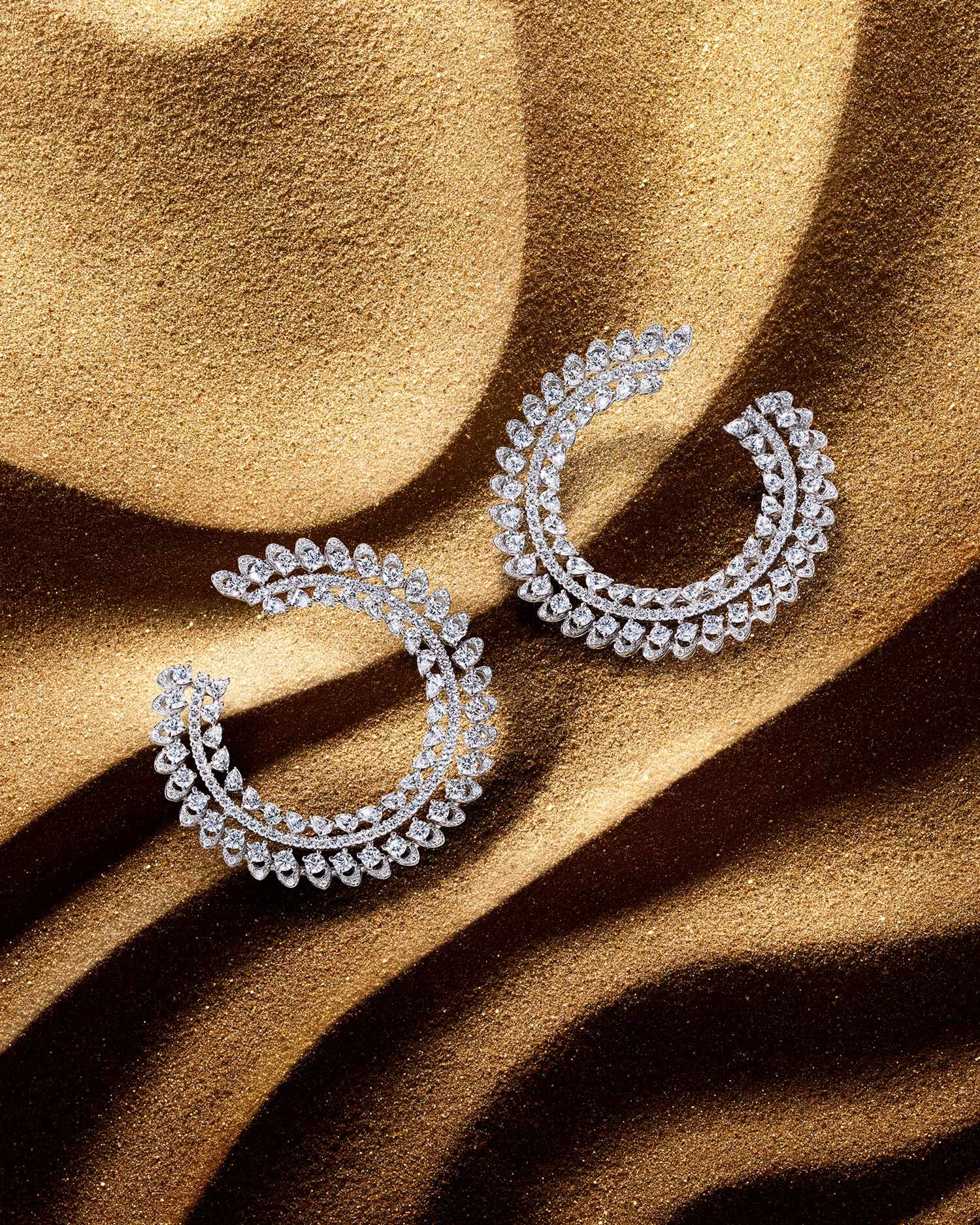 Graff Gateway diamond earrings and bracelets