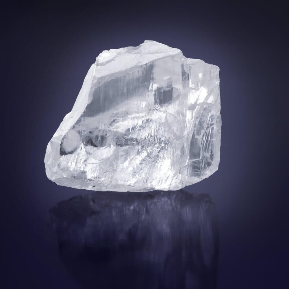 the Meya Prosperity rough diamond