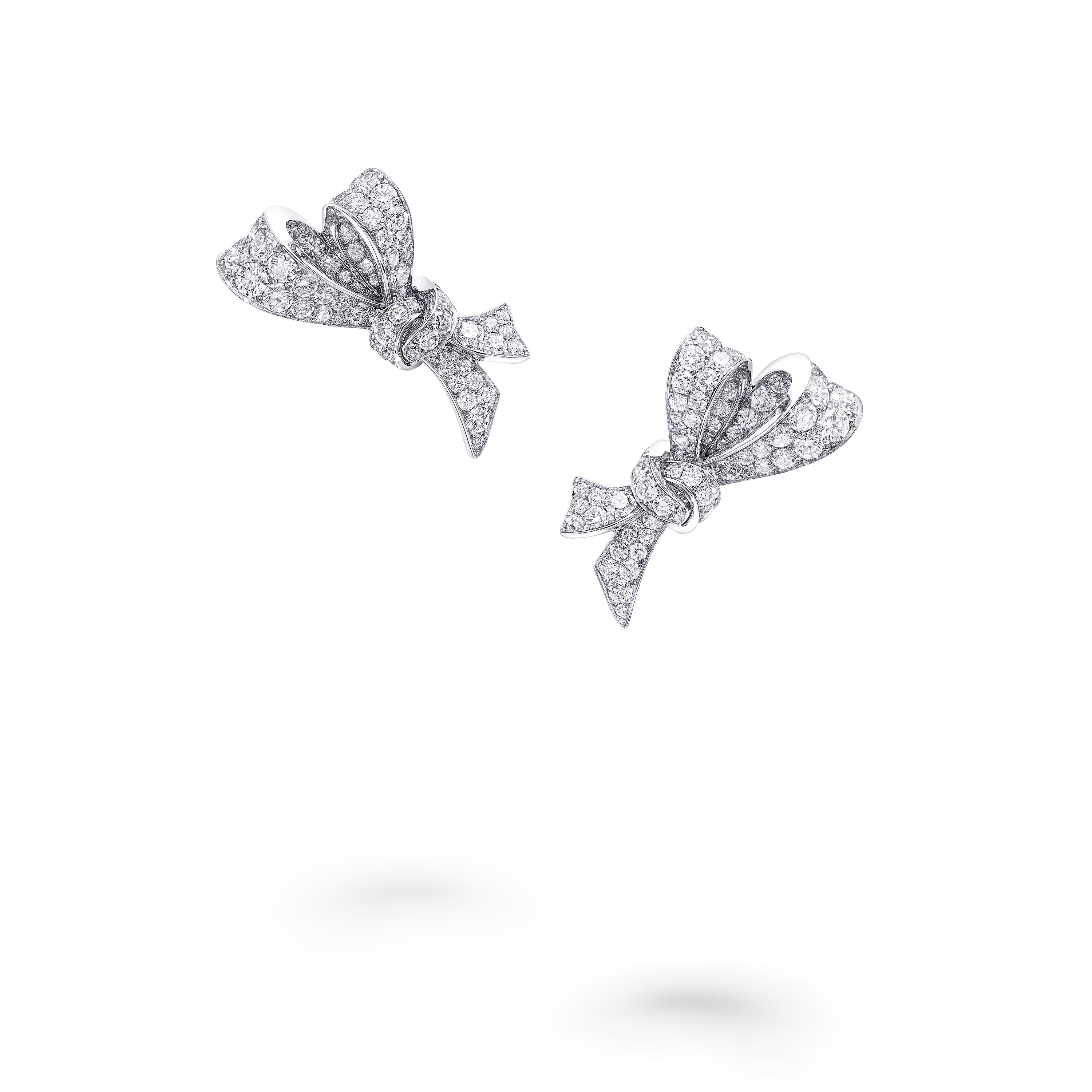 Tilda&rsquo;s Bow Diamond Stud Earrings