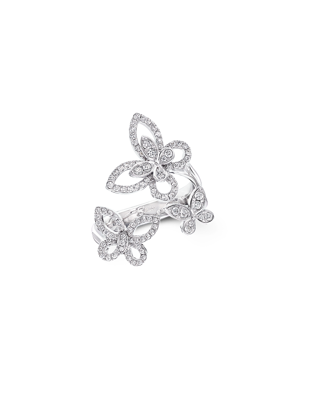 Graff Triple Pavé Butterfly Diamond Bracelet