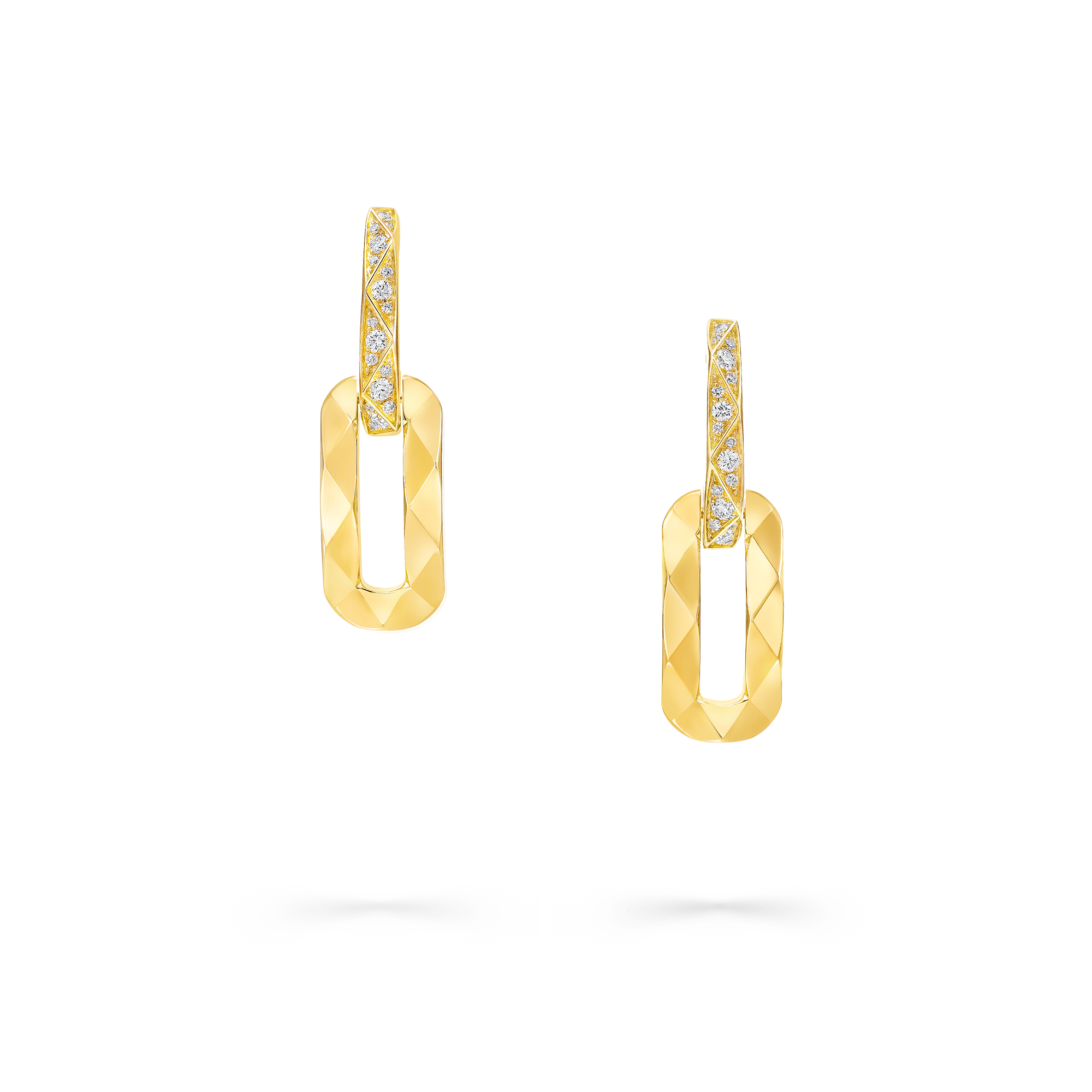 Laurence Graff Signature Pav&eacute; Diamond Small Chain Earrings 