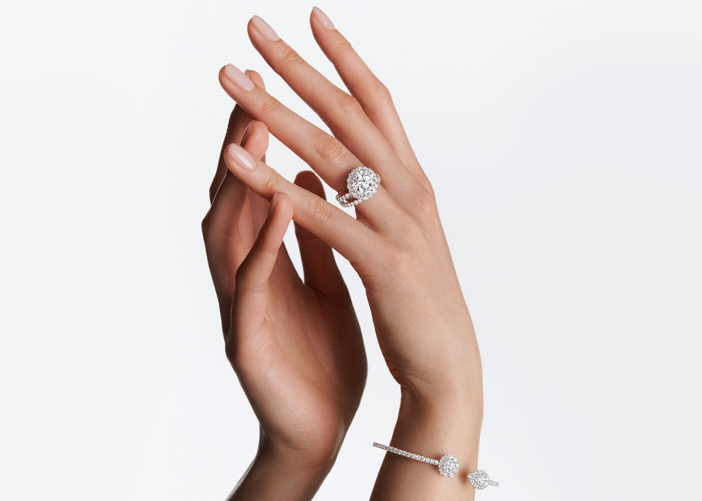 Model wears Graff Icon jewellery