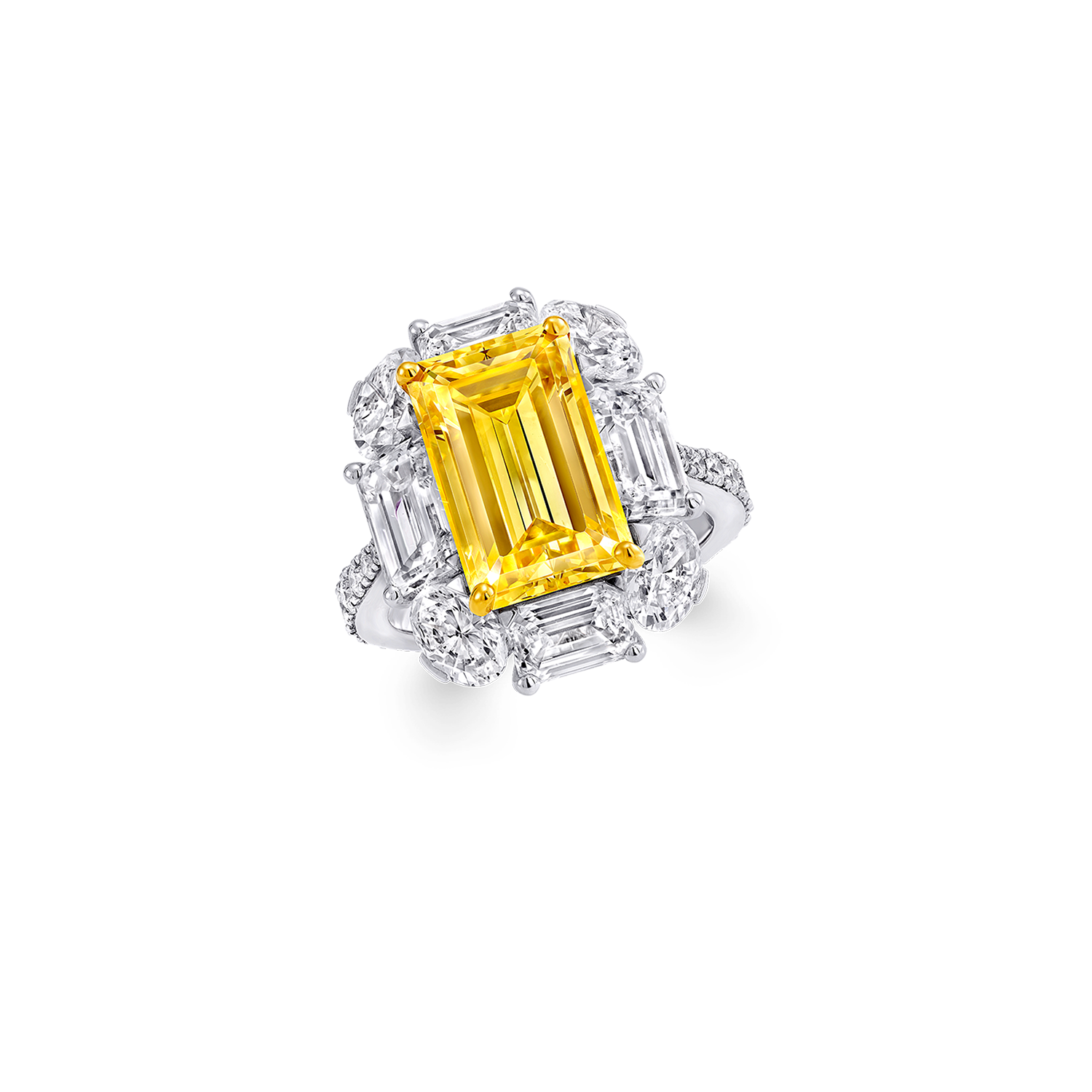 Image of Graff Yellow and White Diamond High Jewellery Ring