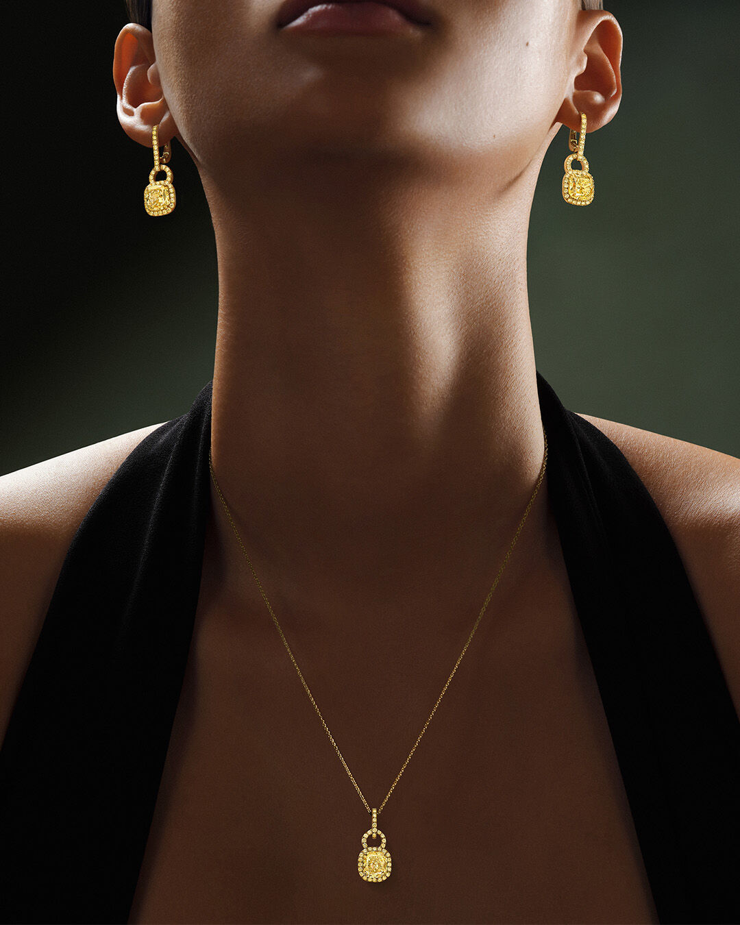 Eid Gifts - Image shows model wearing Laurence Graff Signature ring and bangles