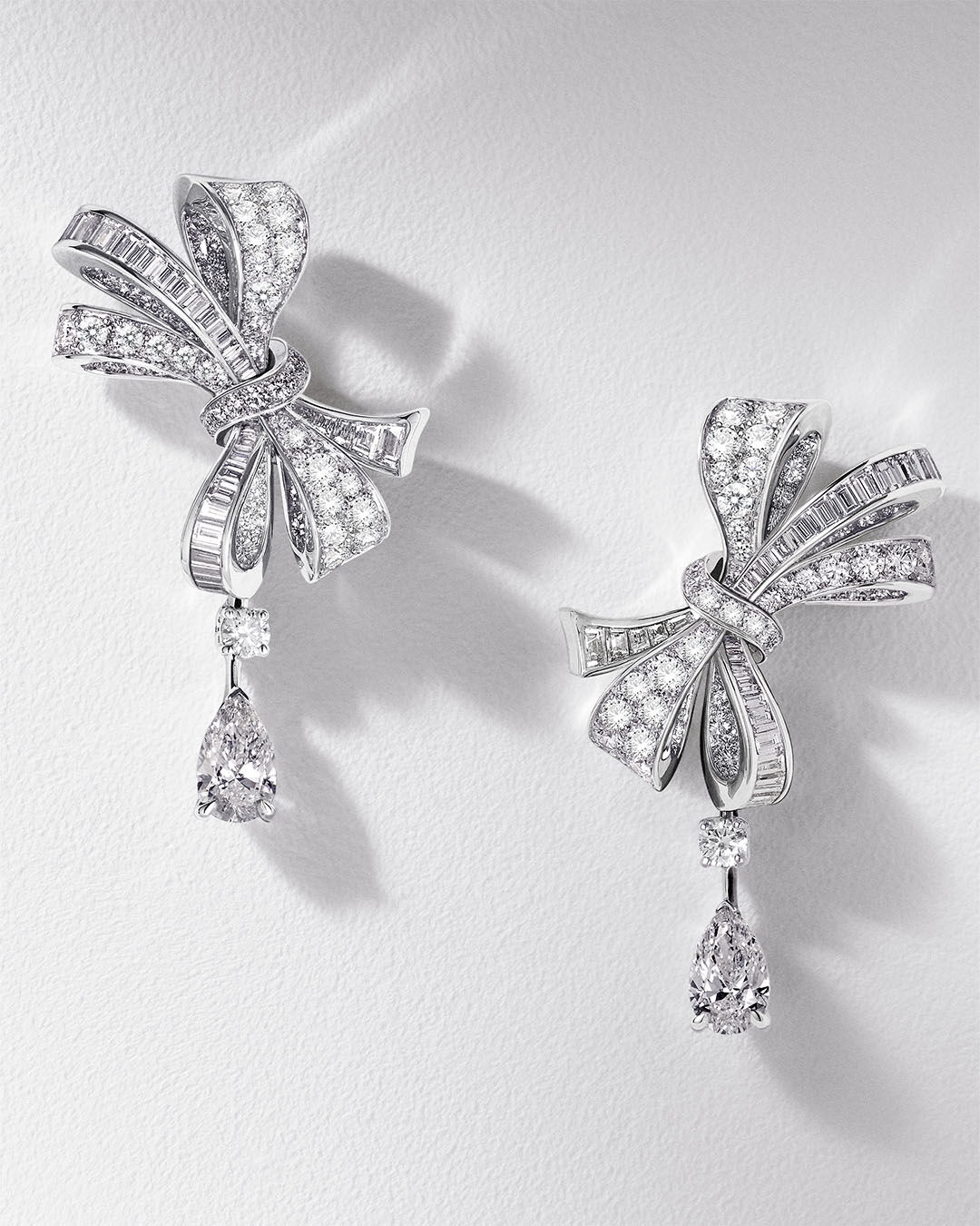 Graff Butterfly -Image shows Graff Butterfly Classic Petite Diamond Ear Climber Earrings 