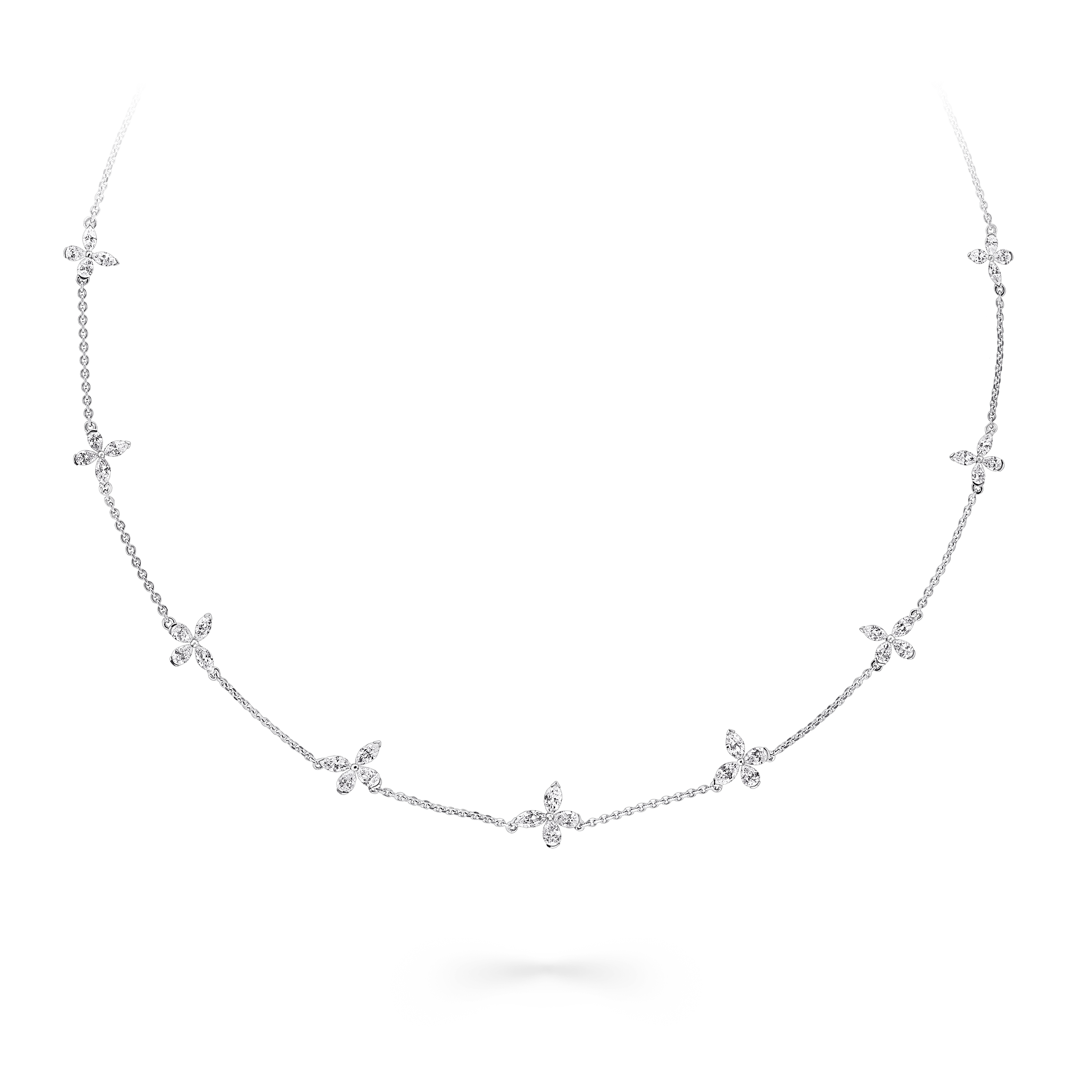 Classic Butterfly Diamond Necklace