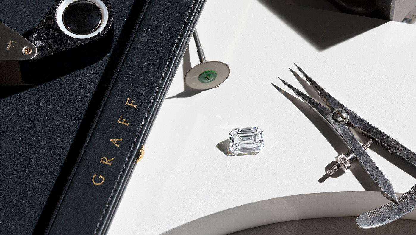 Image of models wearing Graff Icon White Diamond Jewellery