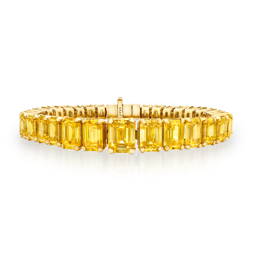 Image of Graff Yellow Diamond and Yellow Gold High Jewellery Bracelet