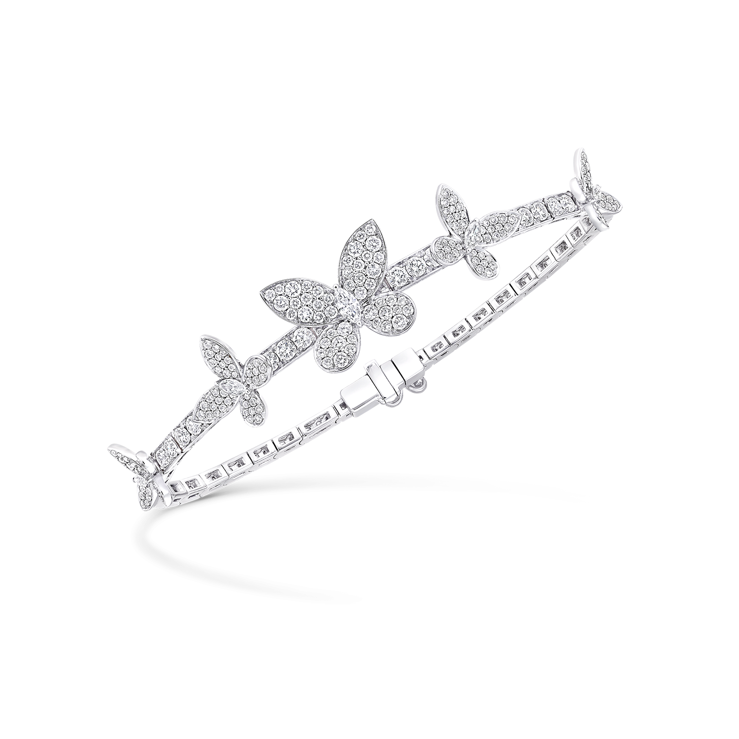 Pavé Butterfly Diamond Bracelet