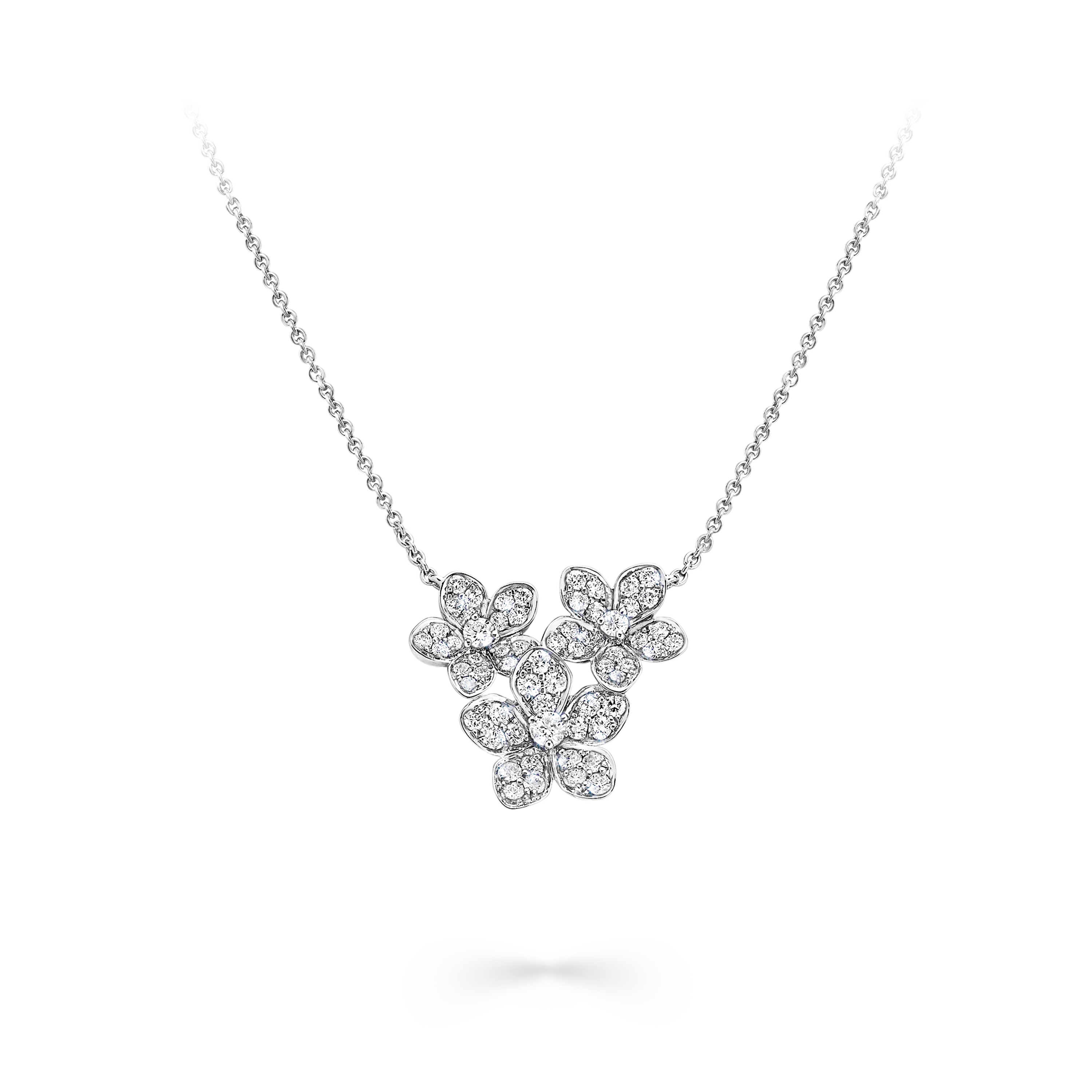 Wild Flower Diamond Cluster Pendant
