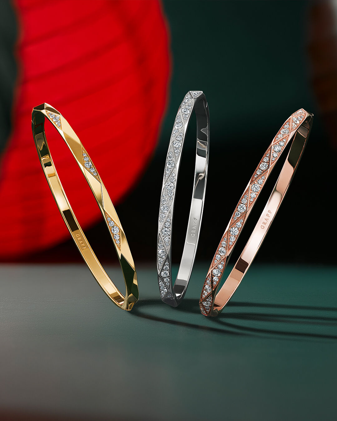 Image shows Laurence Graff Signature bangles
