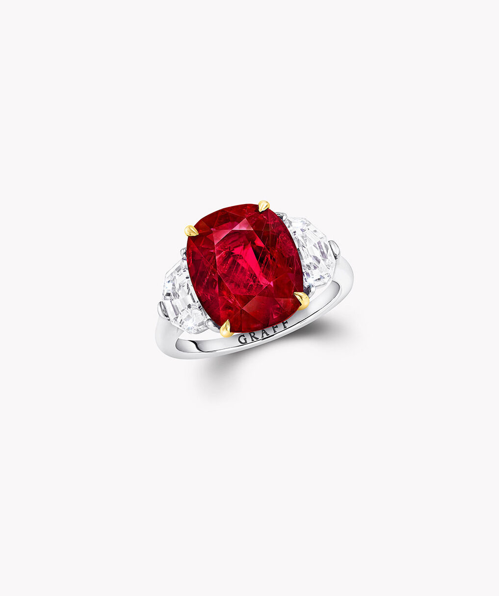 Graff High Jewellery Ruby and White Diamond Ring