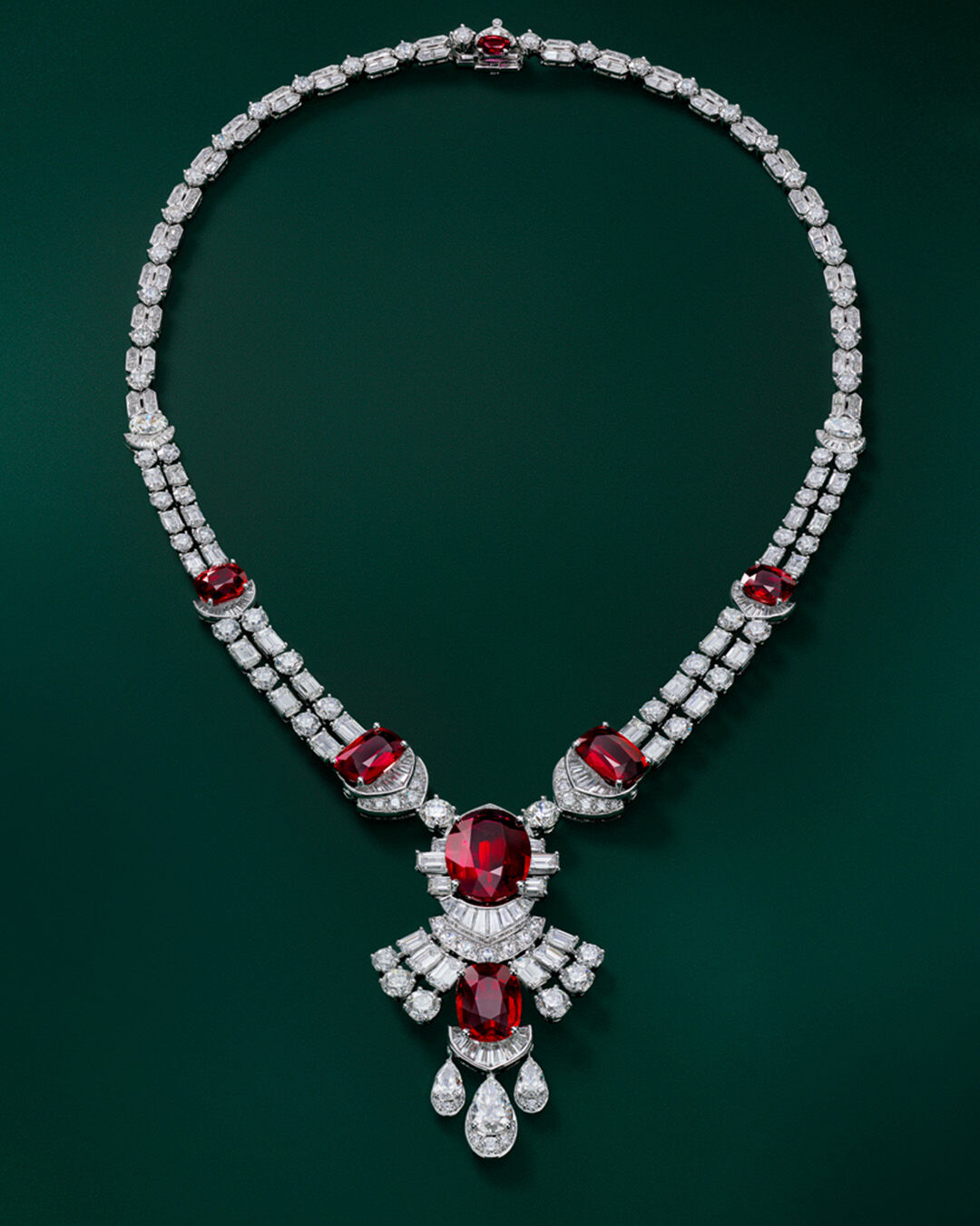 Image of Graff Ruby and White Diamond High Jewellery necklace