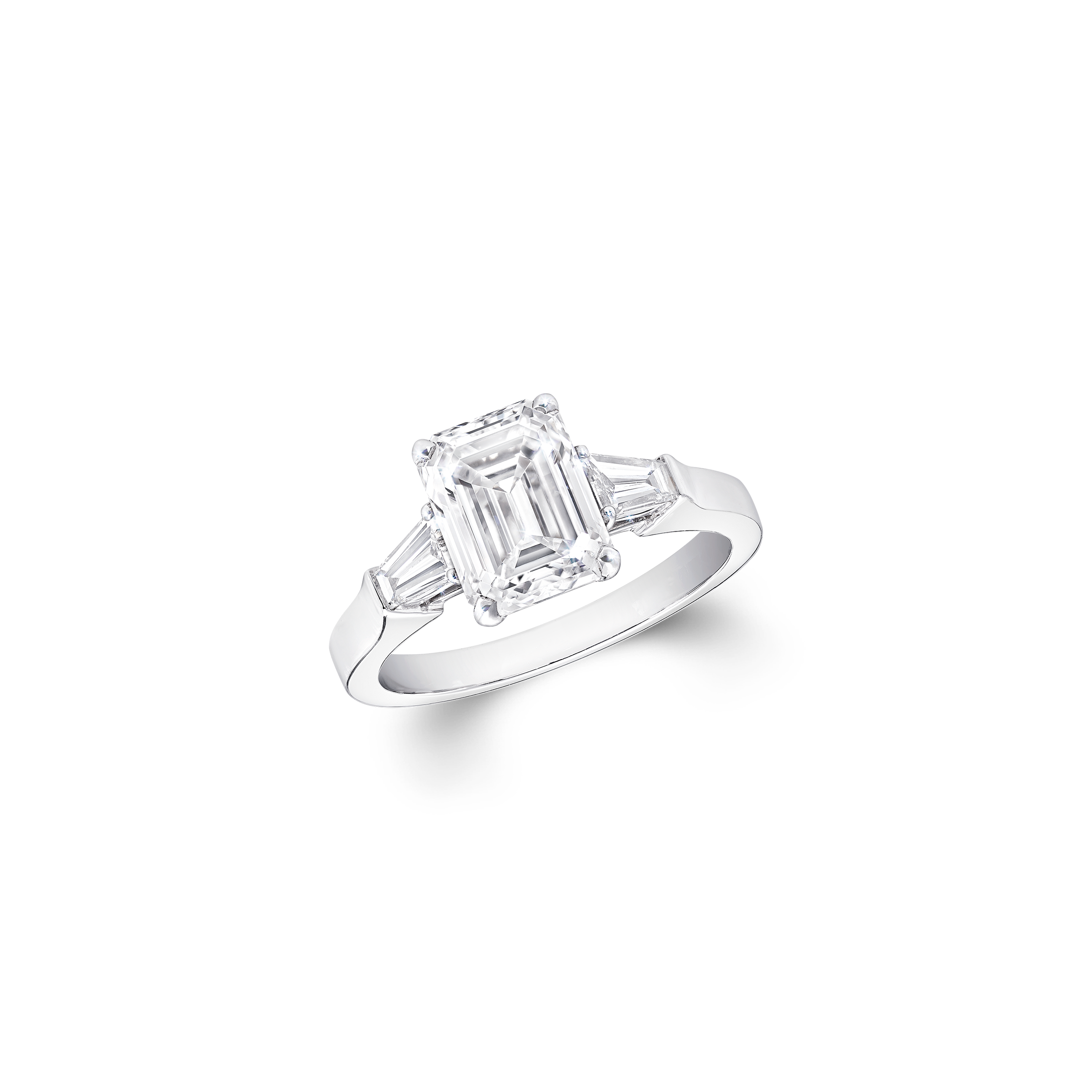 Promise Emerald Cut Diamond Engagement Ring