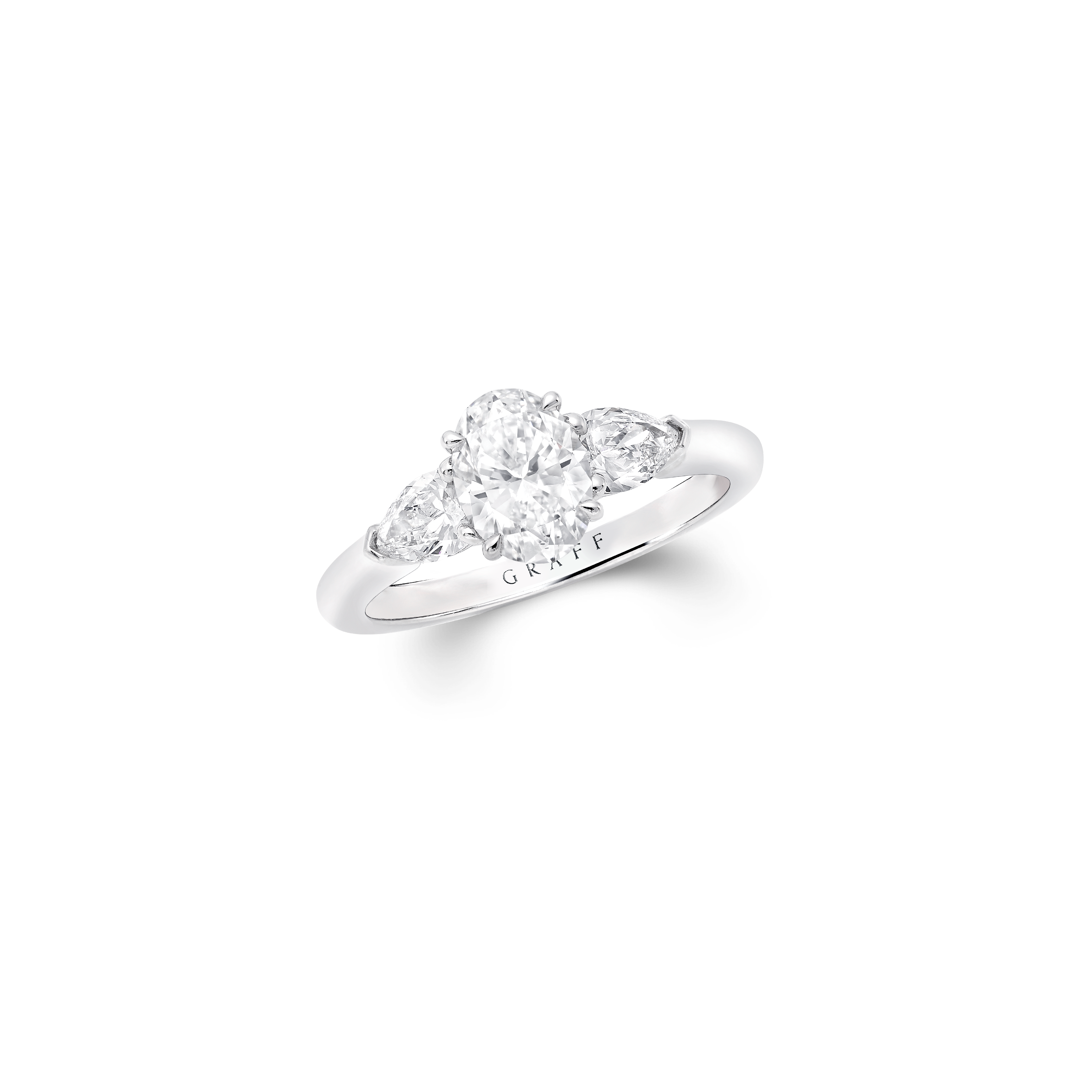 Promise Oval Diamond Engagement Ring
