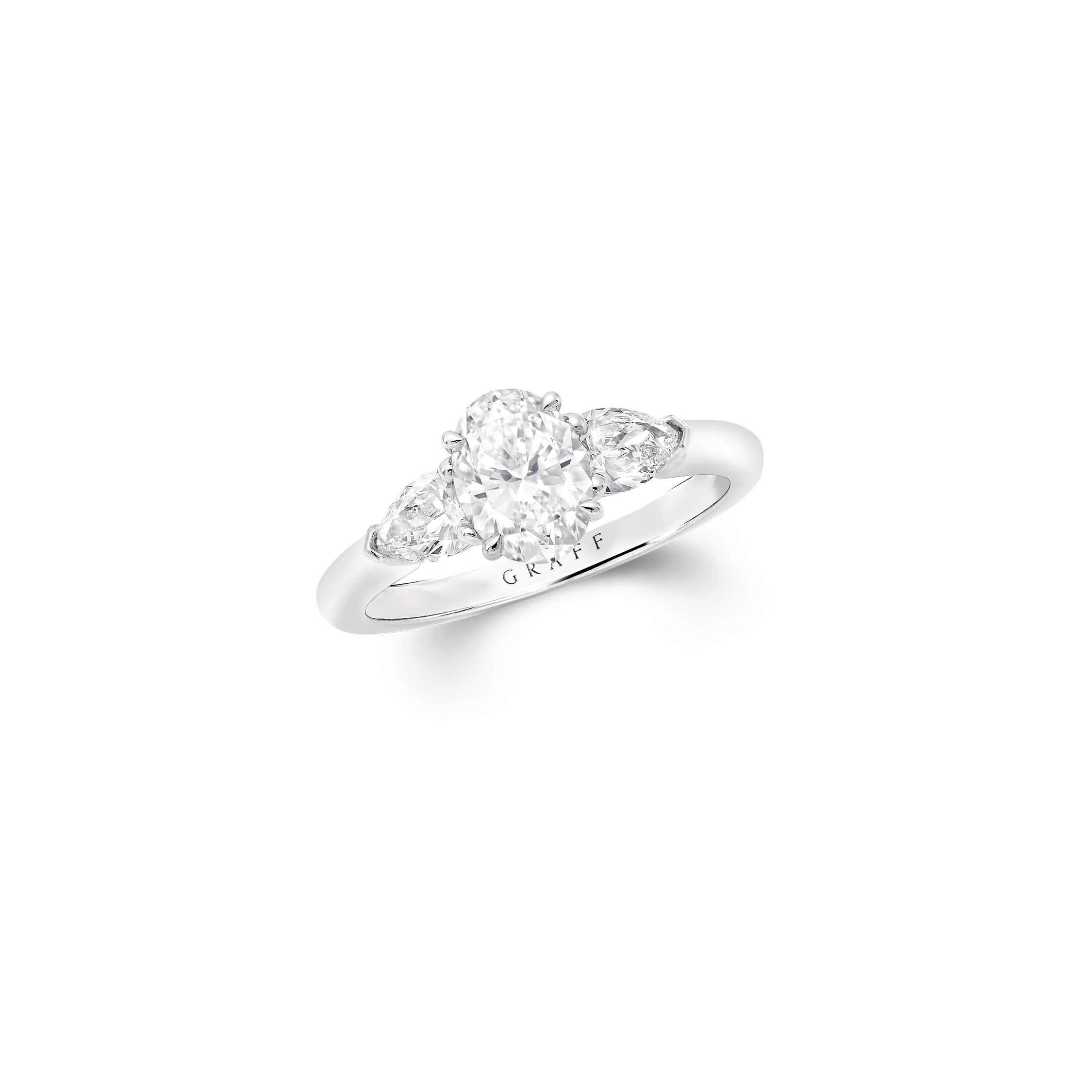 Promise Oval Diamond Engagement Ring