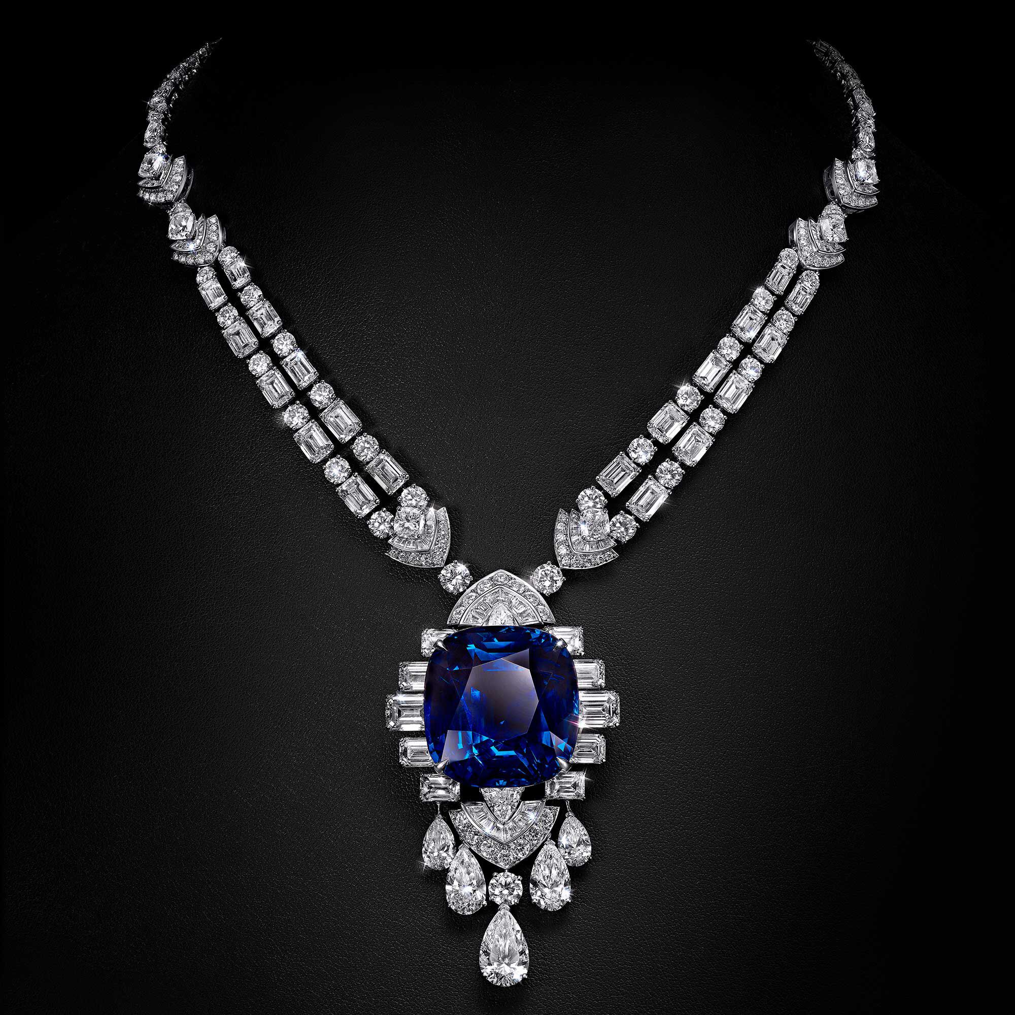 Graff Sapphire and Diamond High Jewellery Necklace
