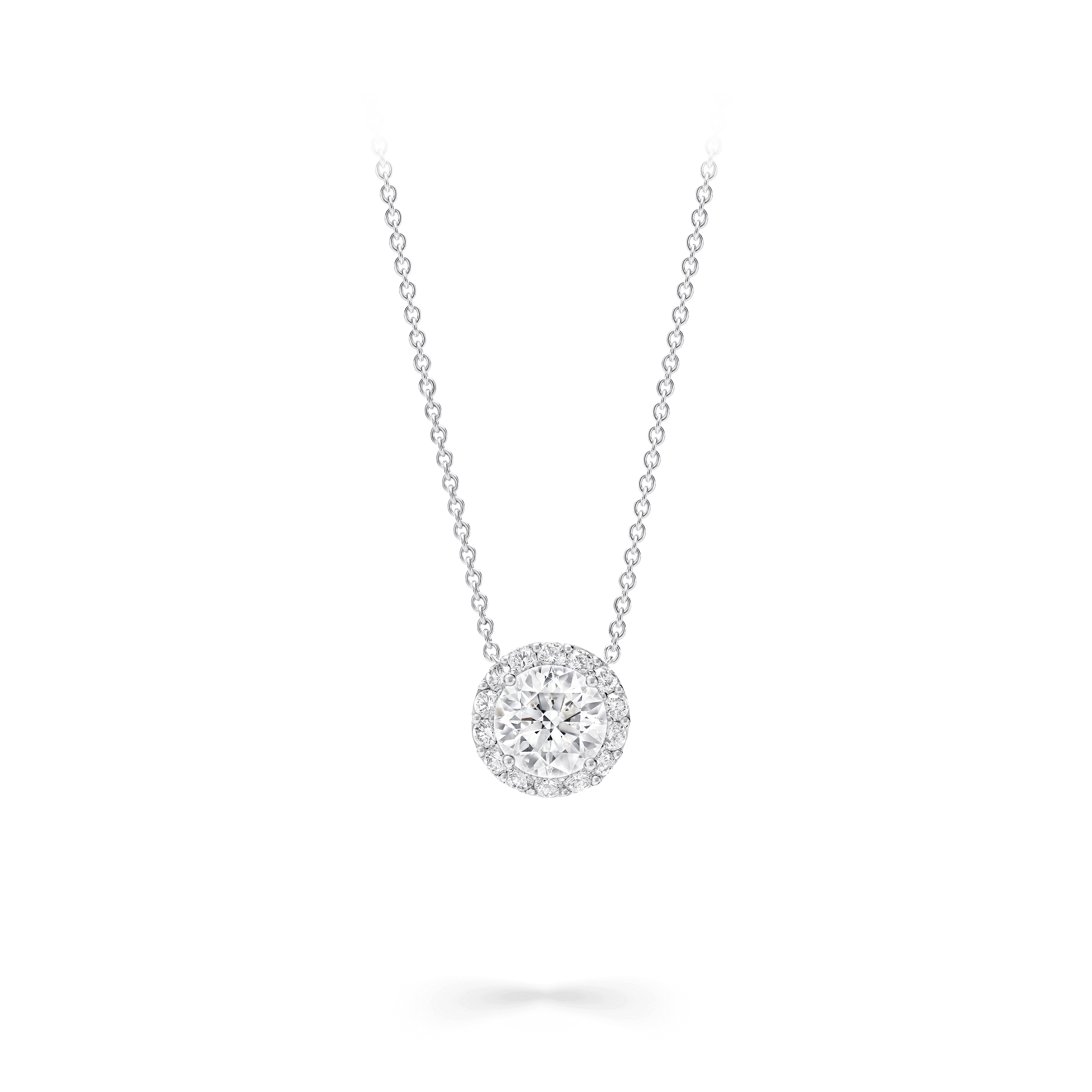 Icon 8 Round Diamond Pendant