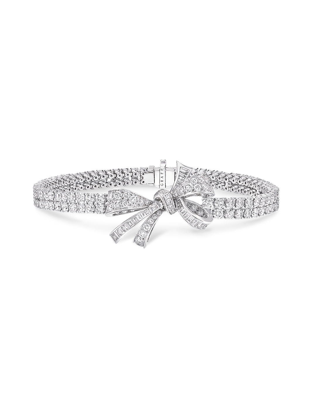 Graff Tilda’s Bow Classic Diamond Double Strand Bracelet