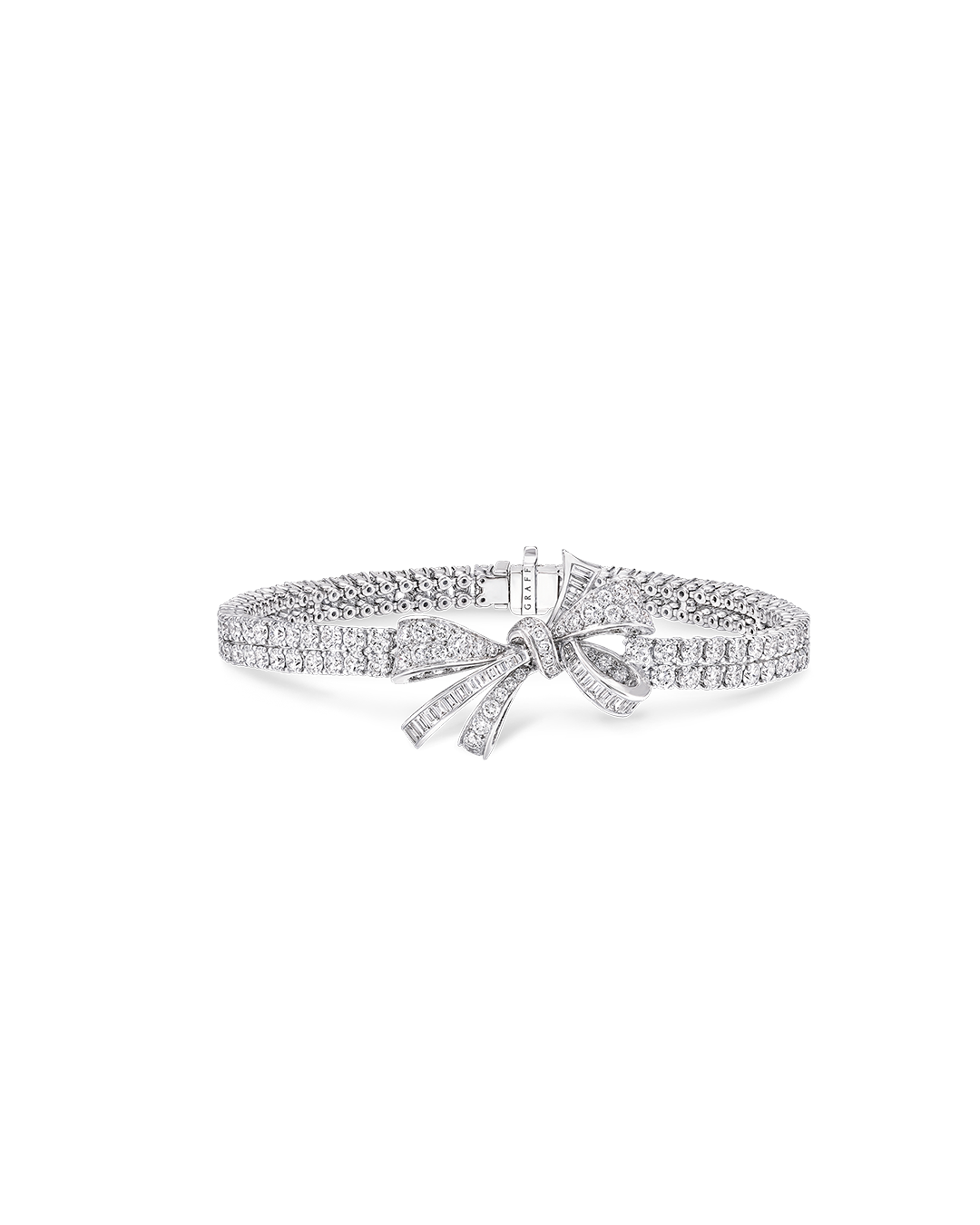 Graff Tilda’s Bow Classic Diamond Double Strand Bracelet