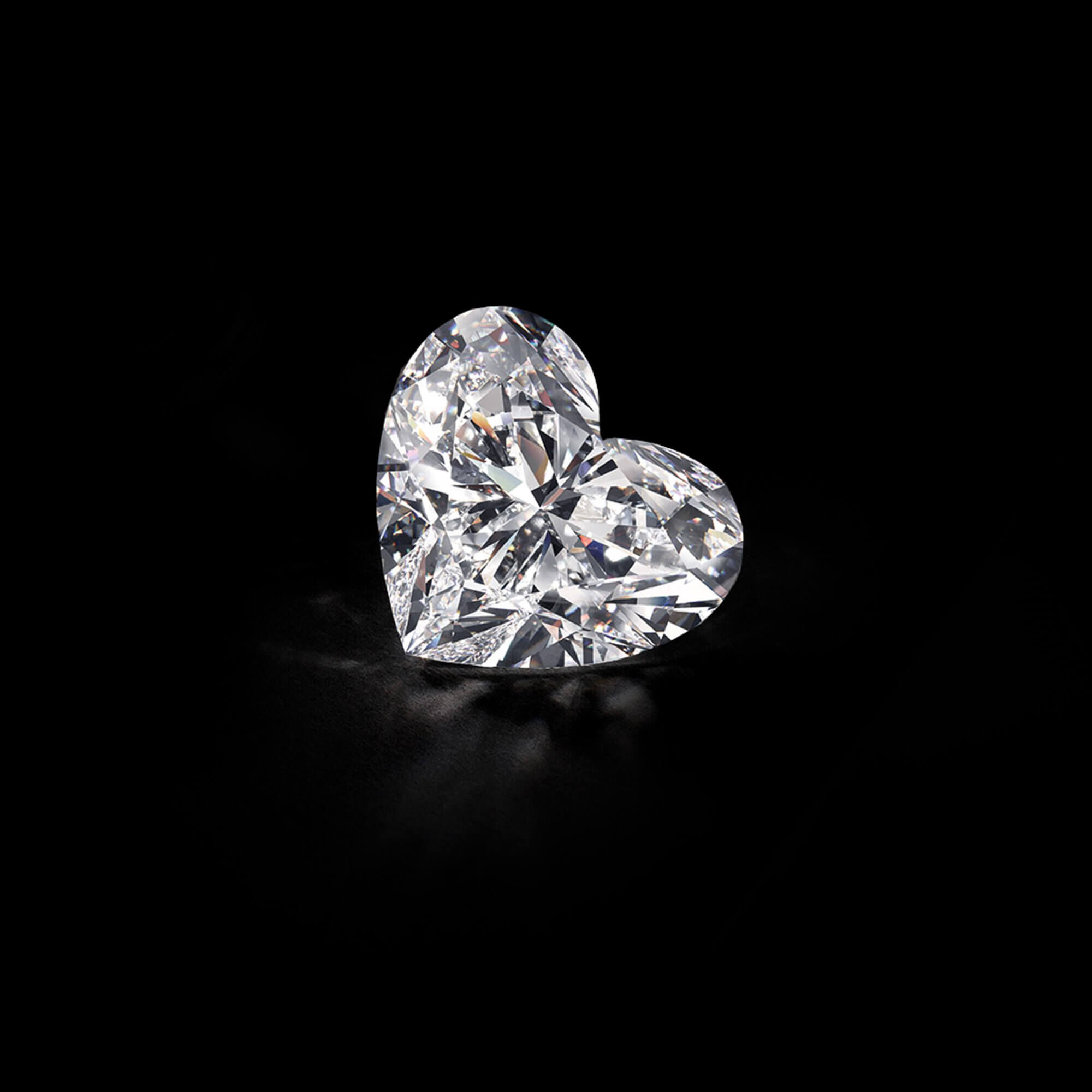 The Graff Venus, a 118.78 carat D Flawless heart shape diamond