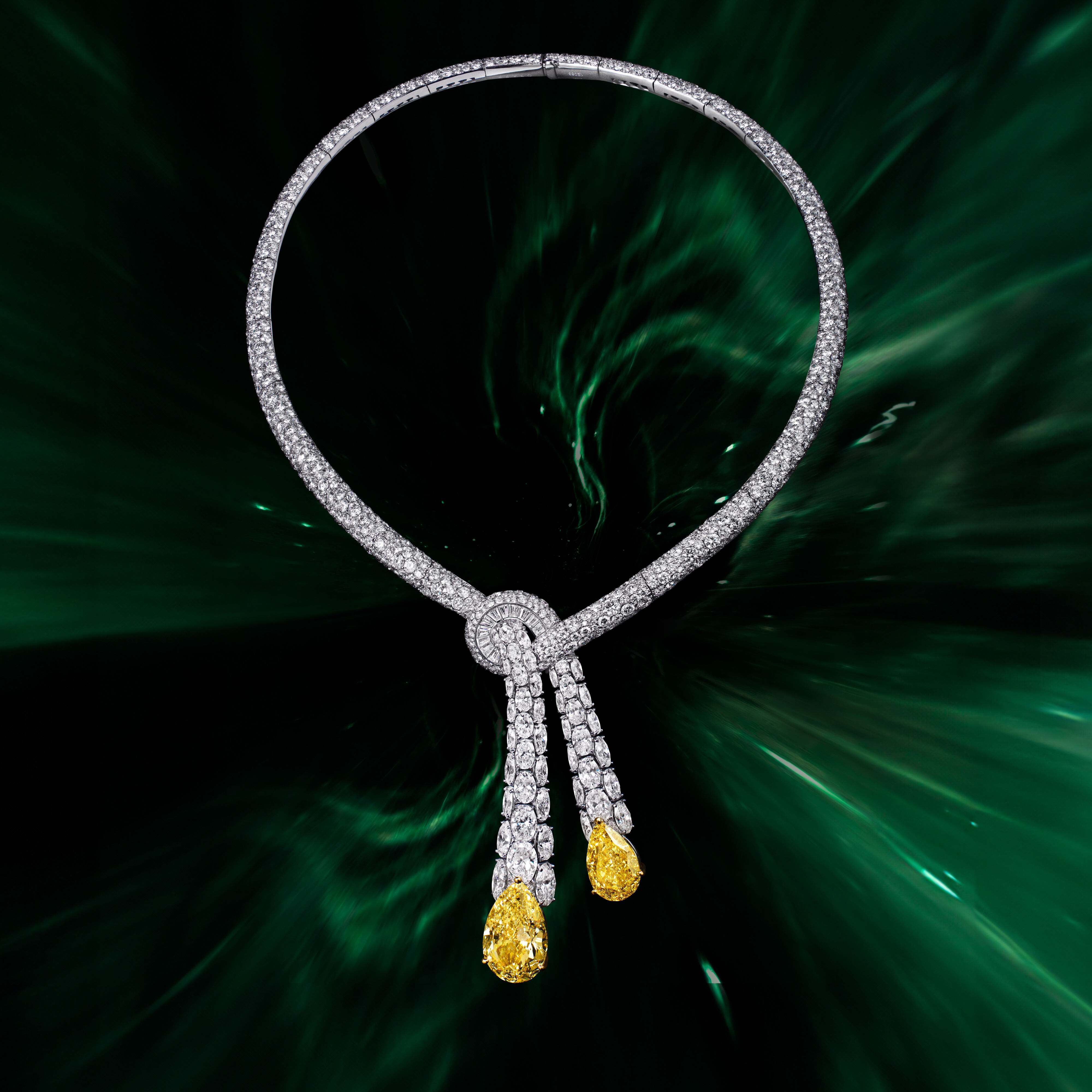Graff Galaxia Yellow Diamond High Jewellery necklace