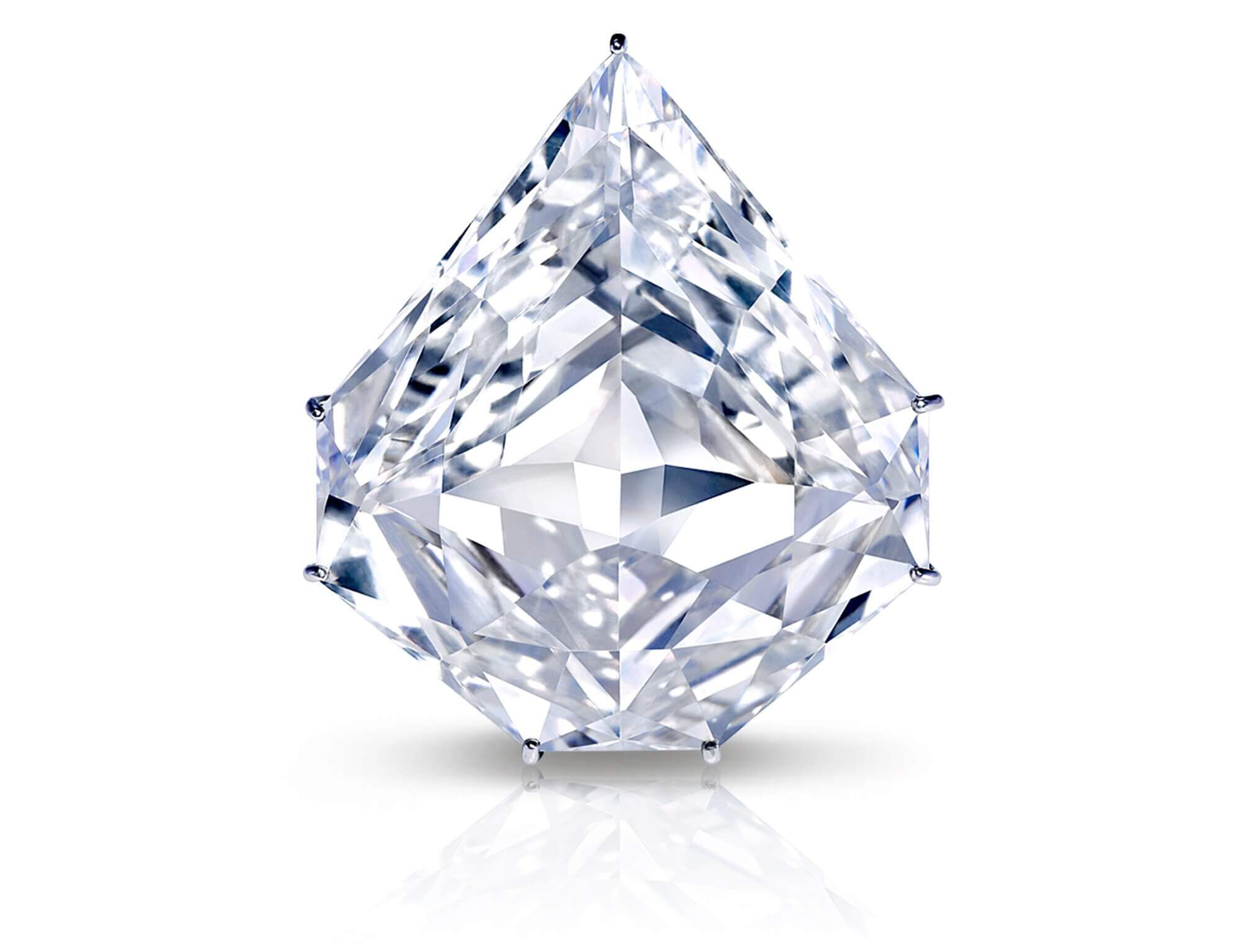 The Graff Paragon famous white diamond