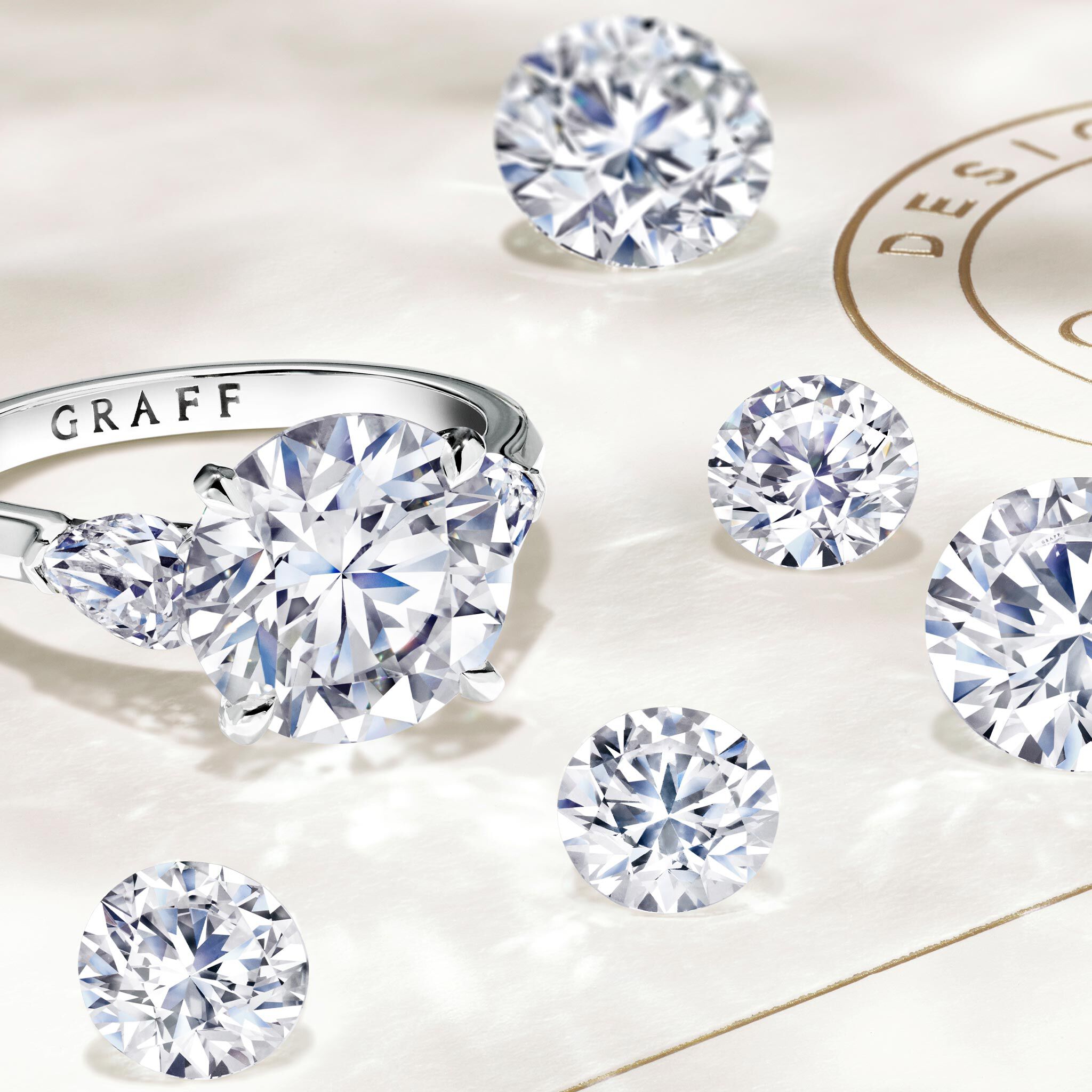 Legacy Round Diamond Engagement Ring from the Graff bridal collection
