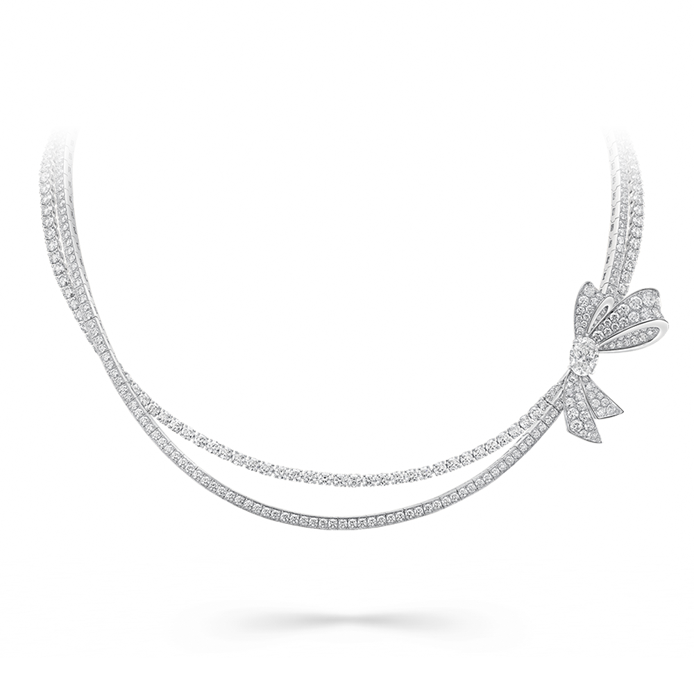 Tilda's Bow Diamond Necklace