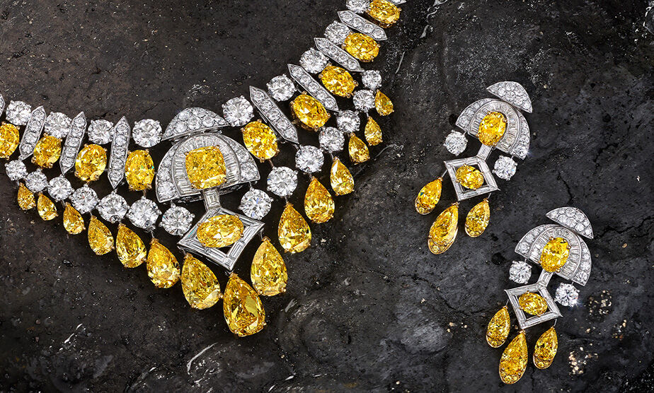 Graff High Jewellery Yellow and White Diamond Suite 