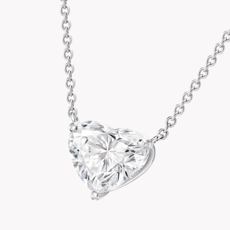 Heart Shape Diamond Pendant, , hi-res
