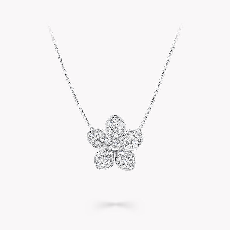 Wild Flower Large Pavé Diamond Pendant, , hi-res