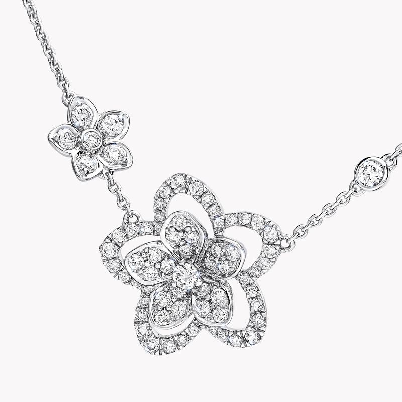 Wild Flower Double Diamond Pendant, , hi-res
