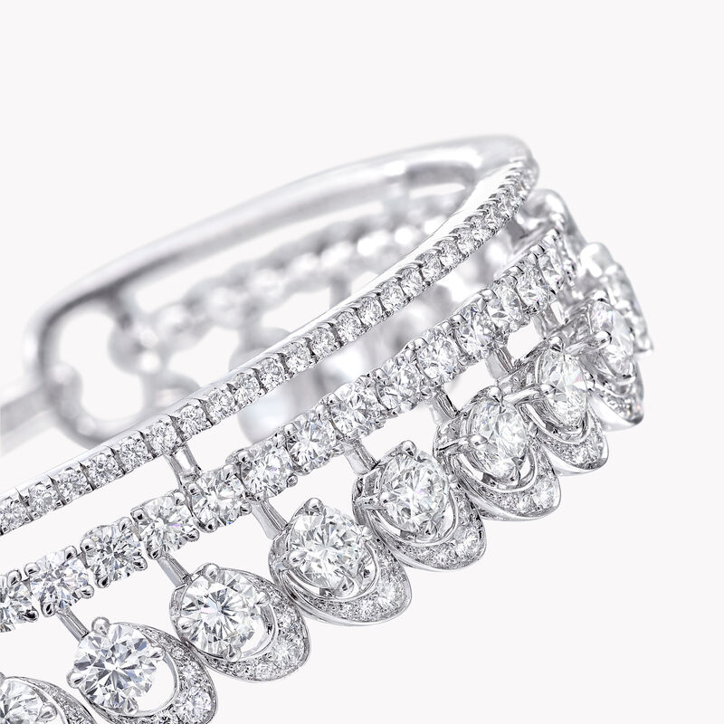 Graff Gateway Triple Row Diamond Bangle, , hi-res