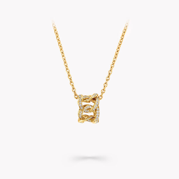 Inspired by Twombly Diamond Hoop Pendant, , hi-res