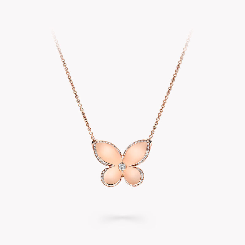 Pavé Butterfly Pendant, , hi-res