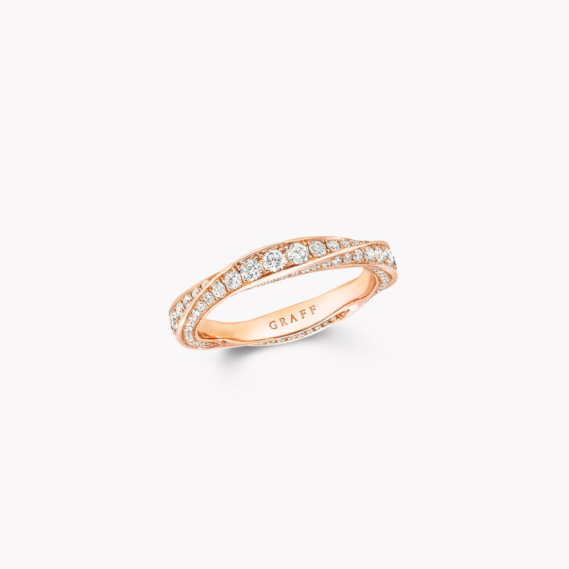 Spiral Pavé Diamond Band, , hi-res